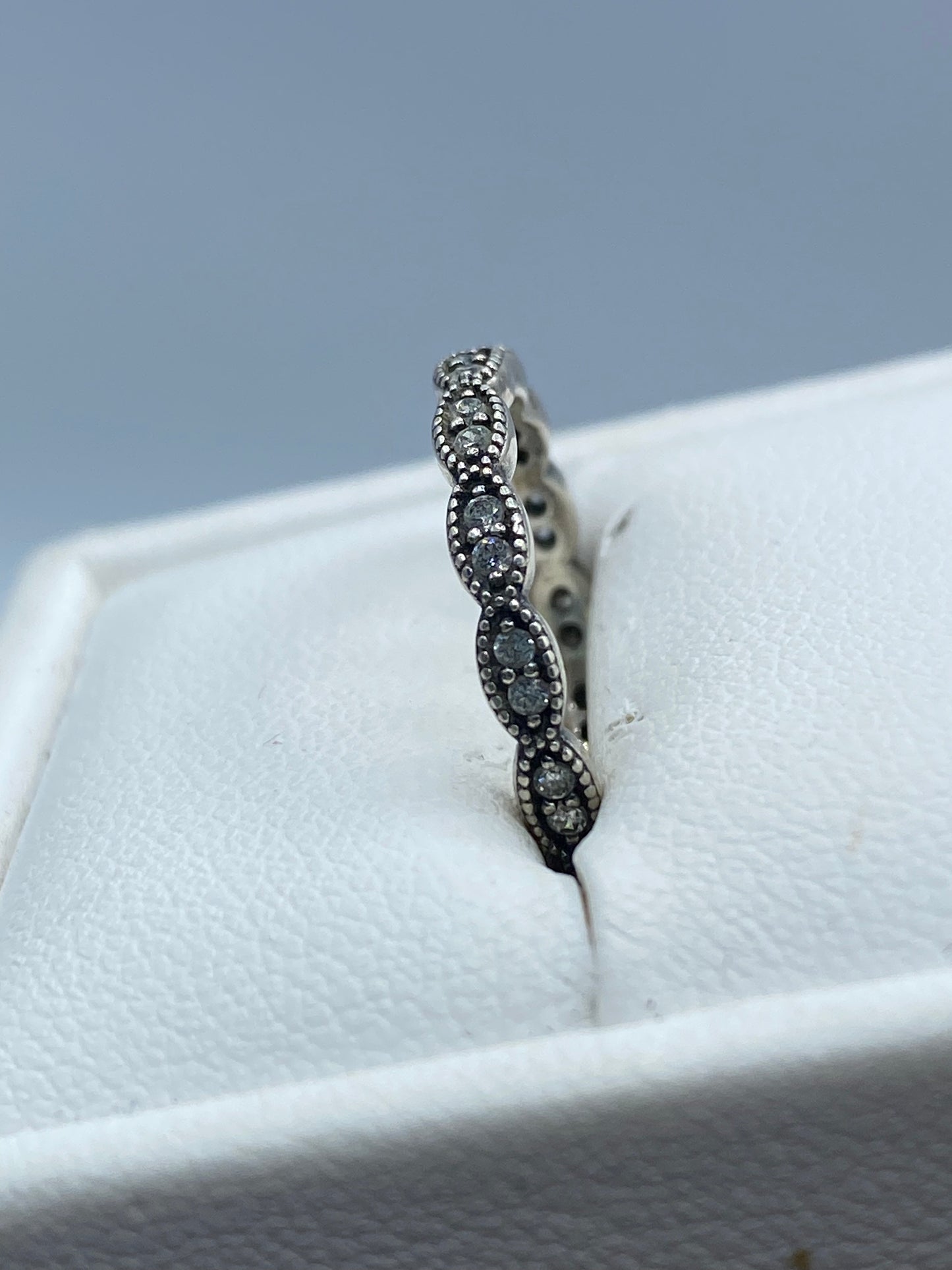 Sterling Silver Pandora CZ Ring