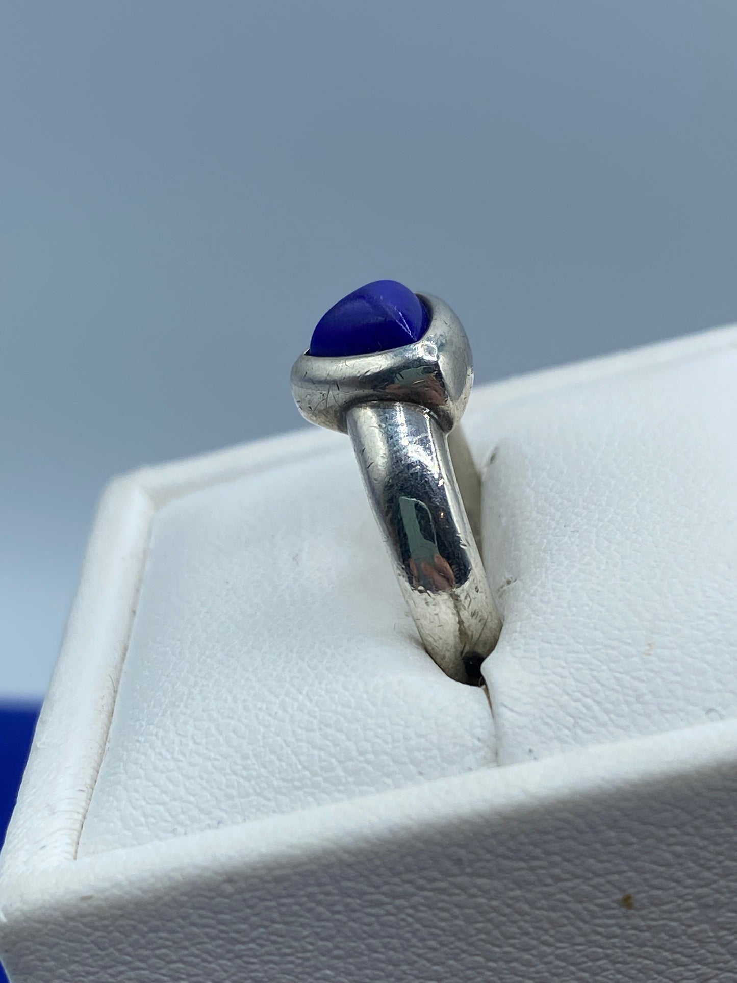 Sterling Silver Quinn Lapis Ring