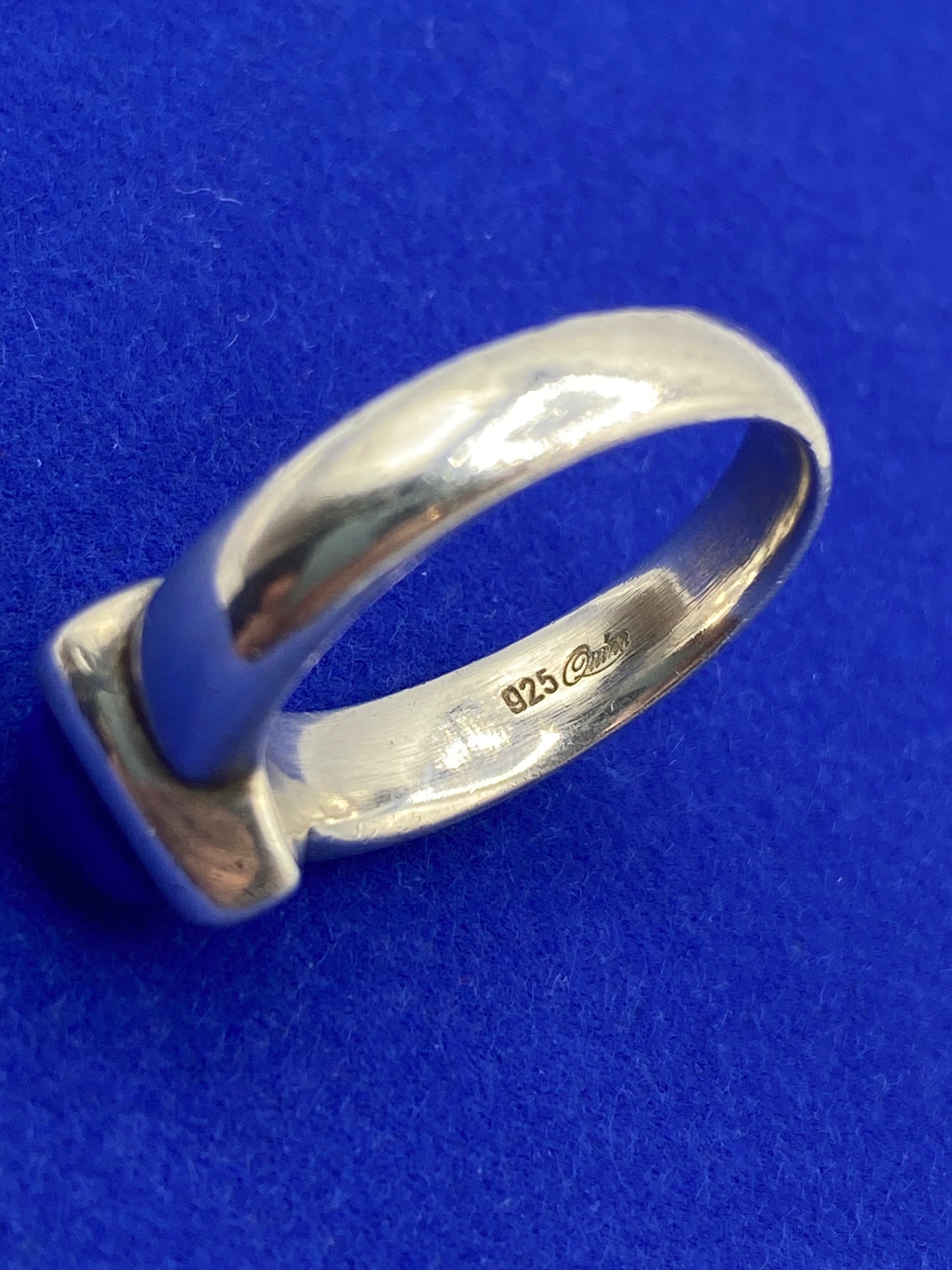 Sterling Silver Quinn Lapis Ring