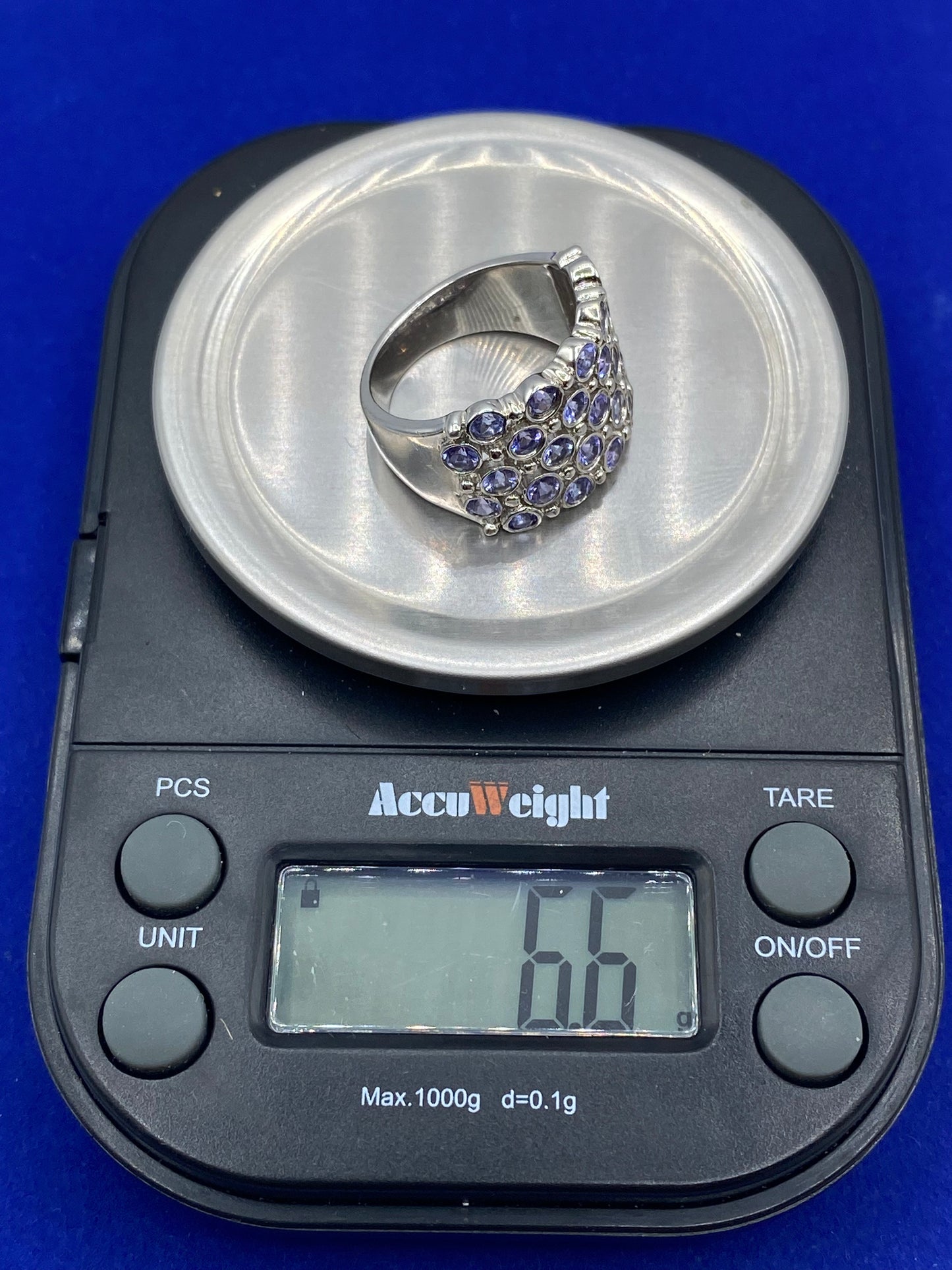Sterling Silver Tanzanite Ring