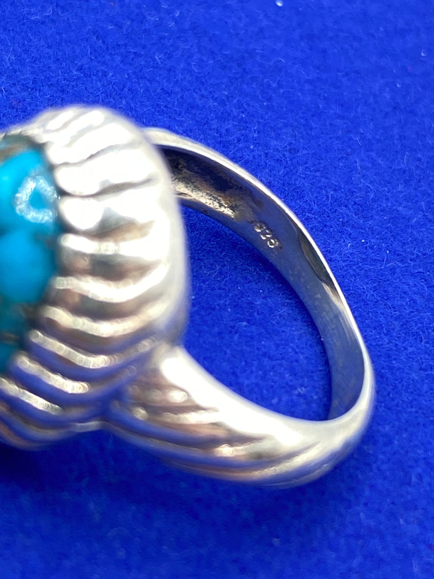 Sterling Silver Copper Turquoise Ring