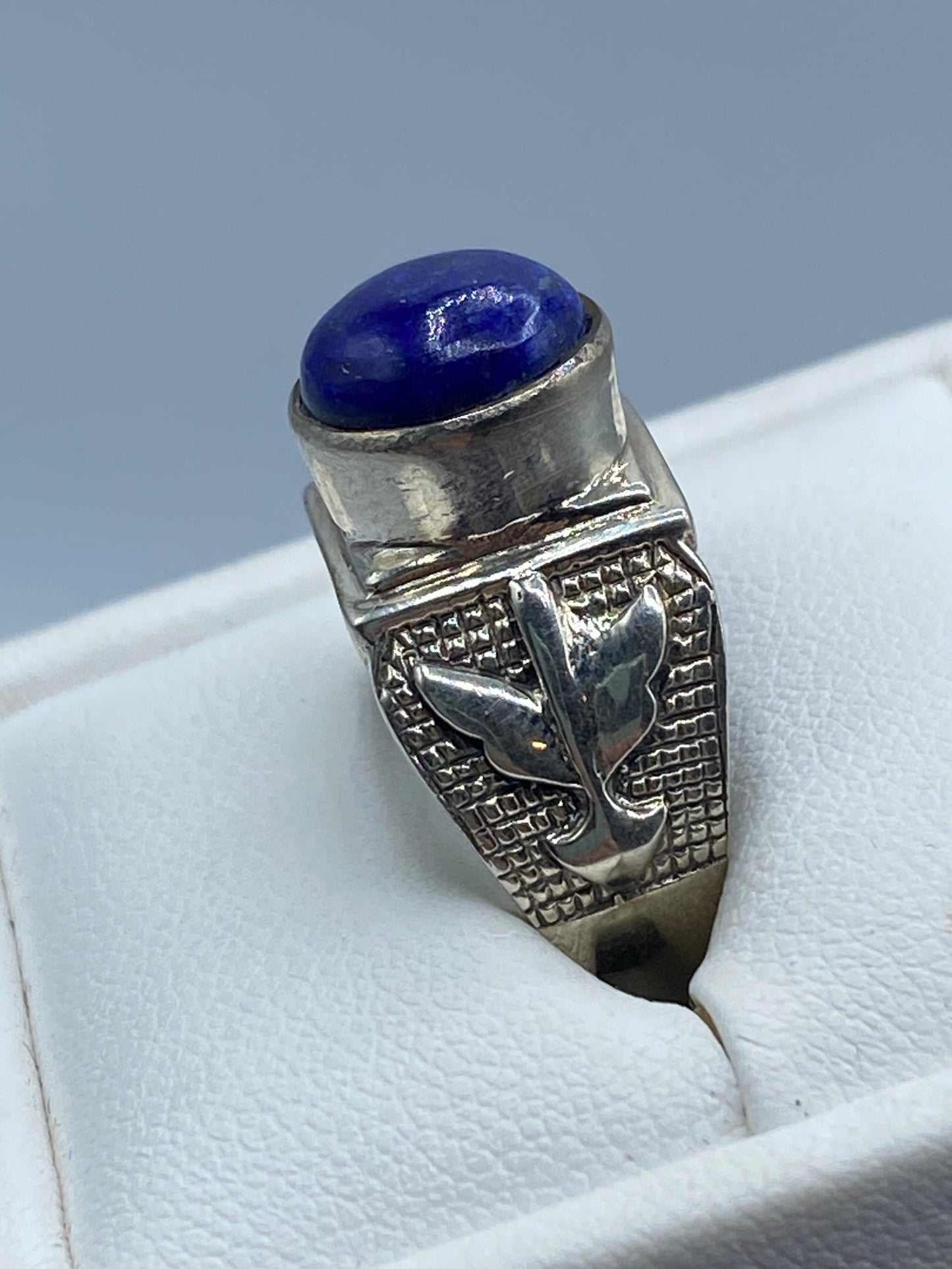 Sterling Silver Lapis Ring