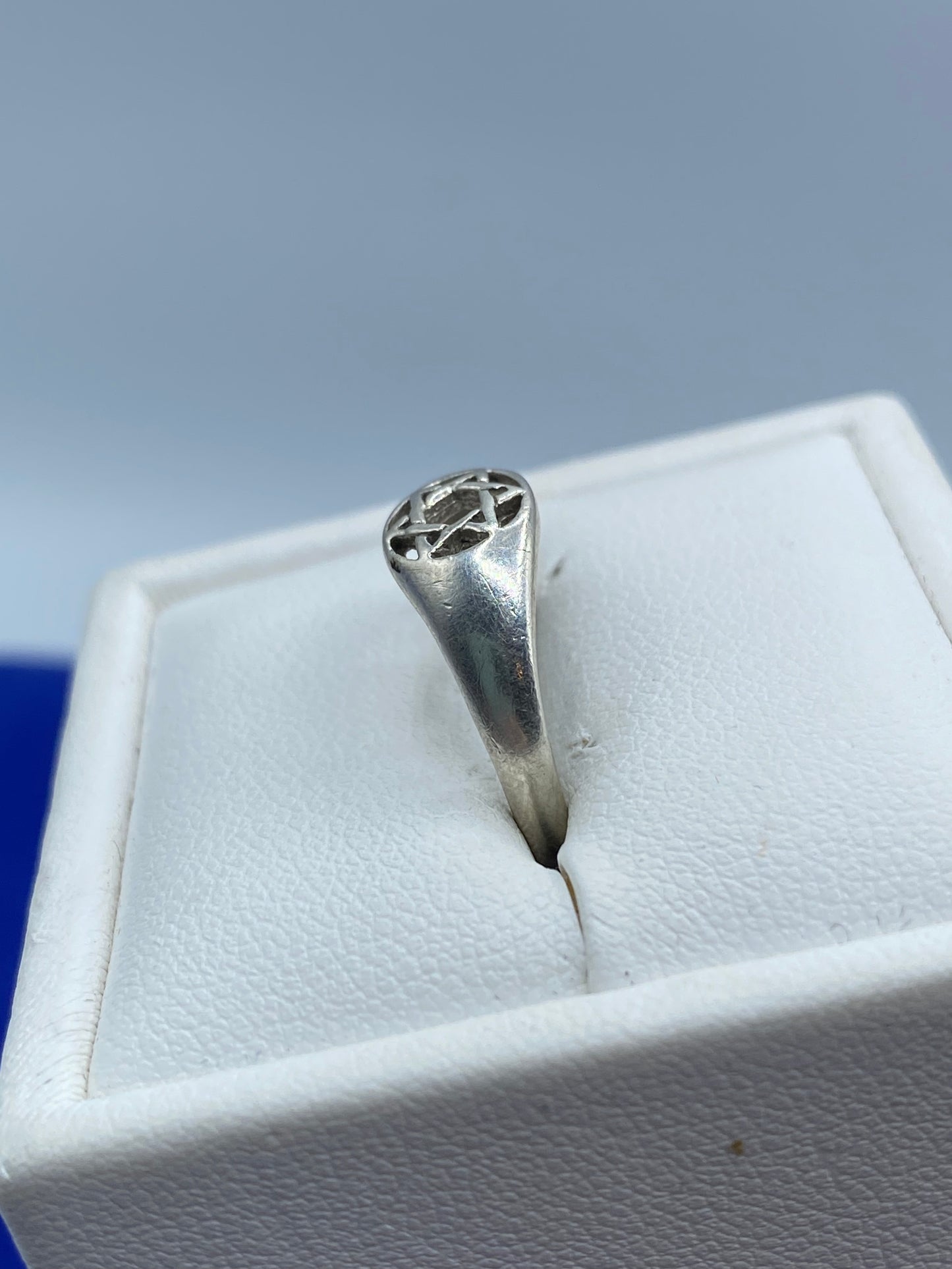 Sterling Silver Star of David Ring