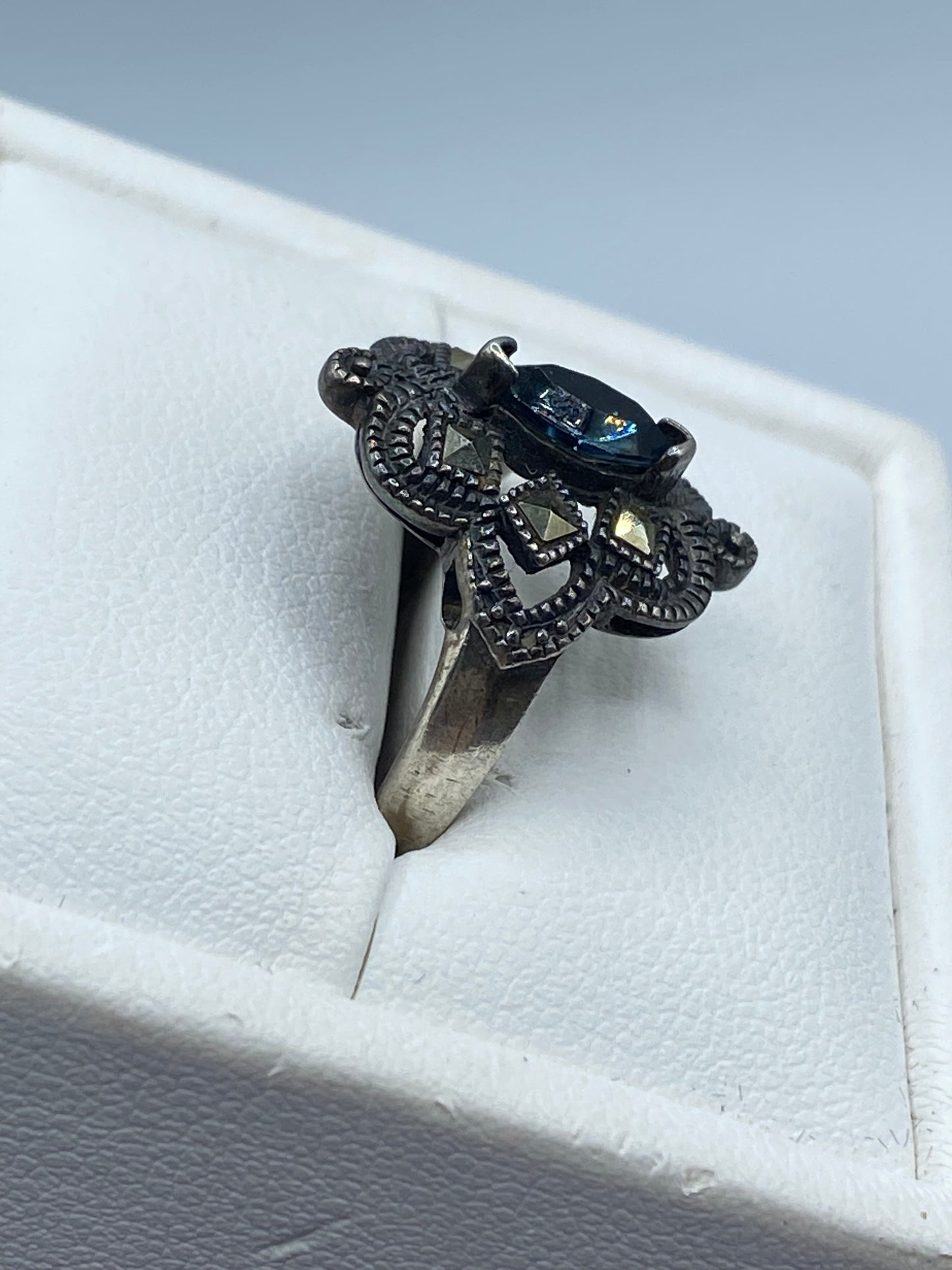 Sterling Silver Marcasite Ring