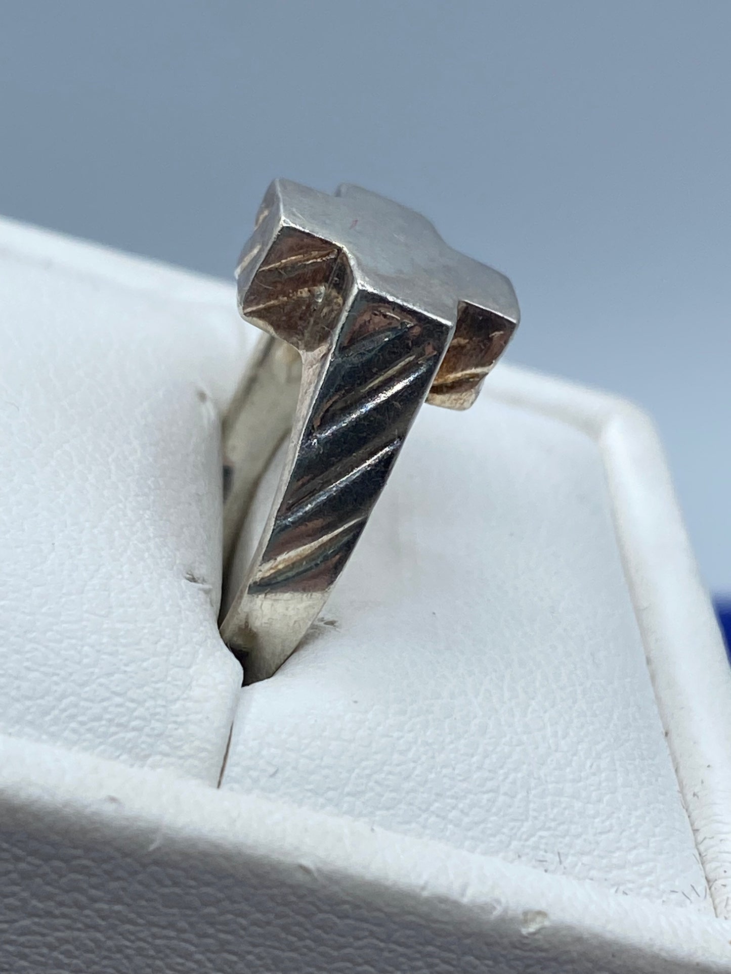 Sterling Silver Cross Ring