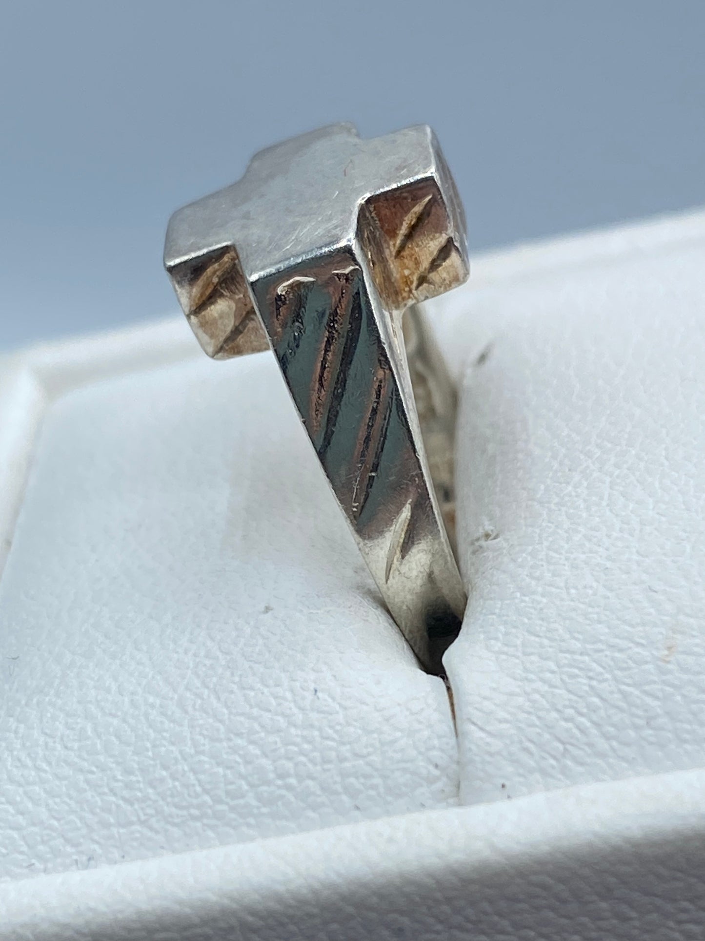 Sterling Silver Cross Ring