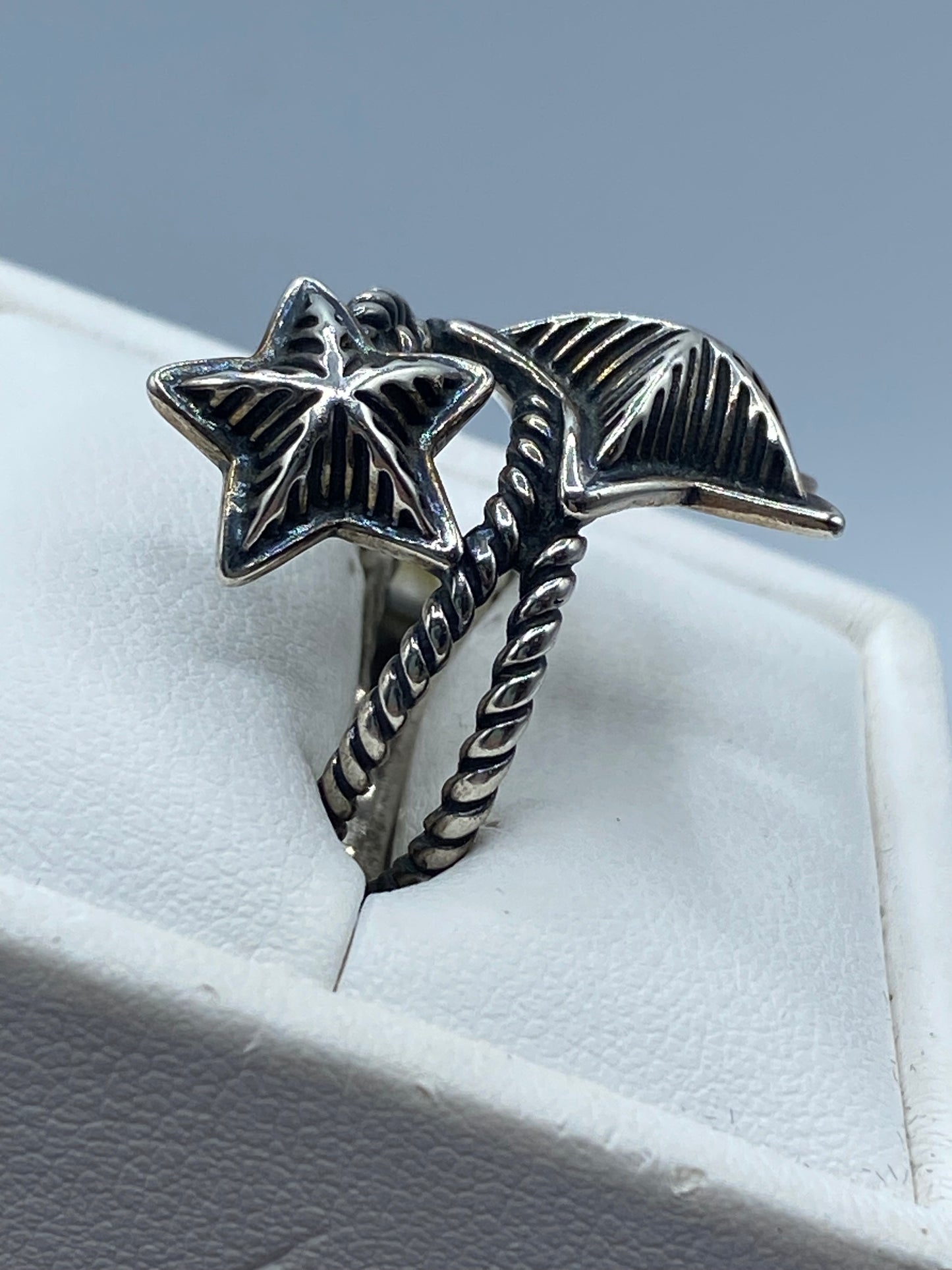 Sterling Silver Carolyn Pollack Relios Wrap Around Star Ring