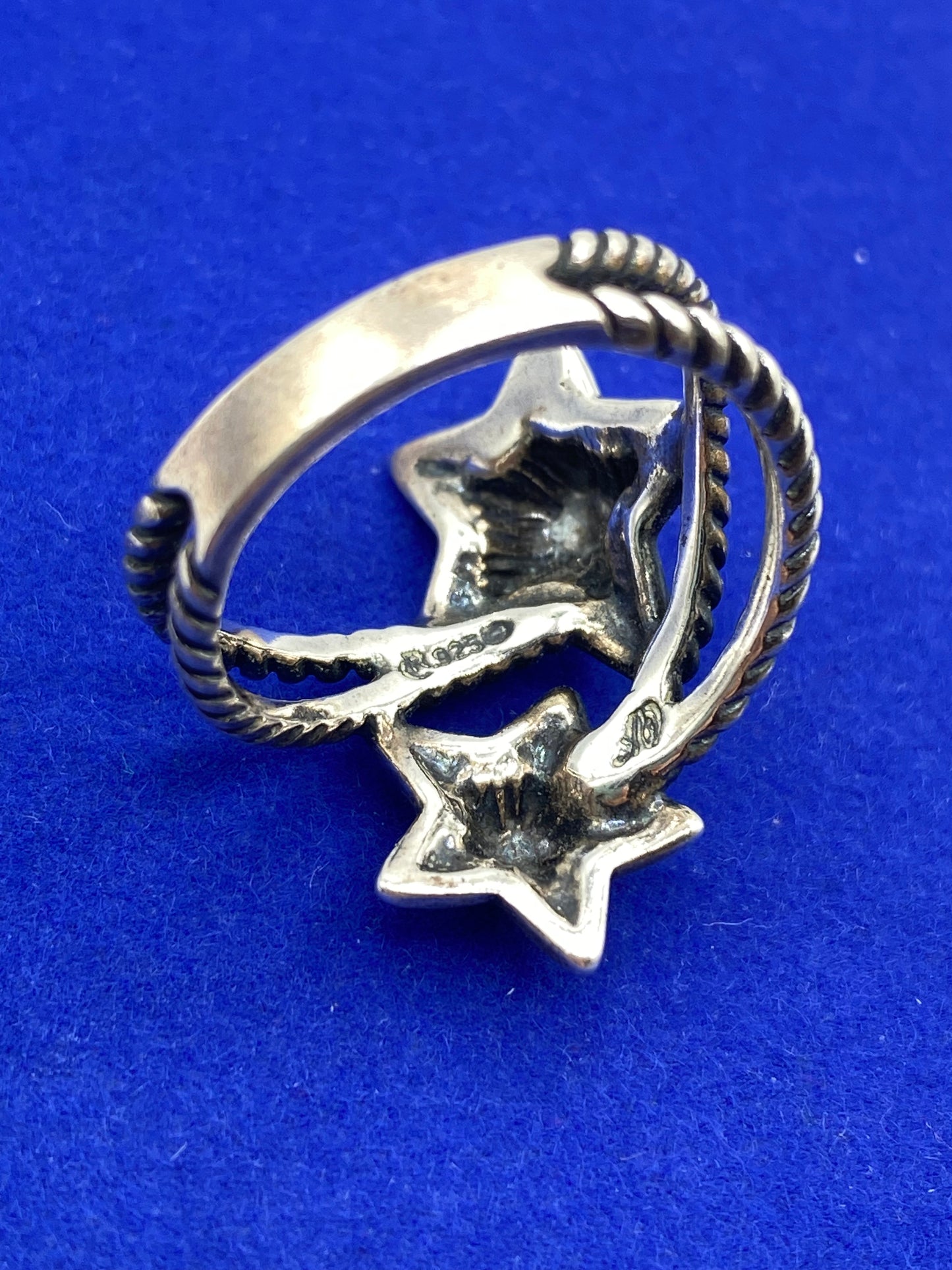 Sterling Silver Carolyn Pollack Relios Wrap Around Star Ring