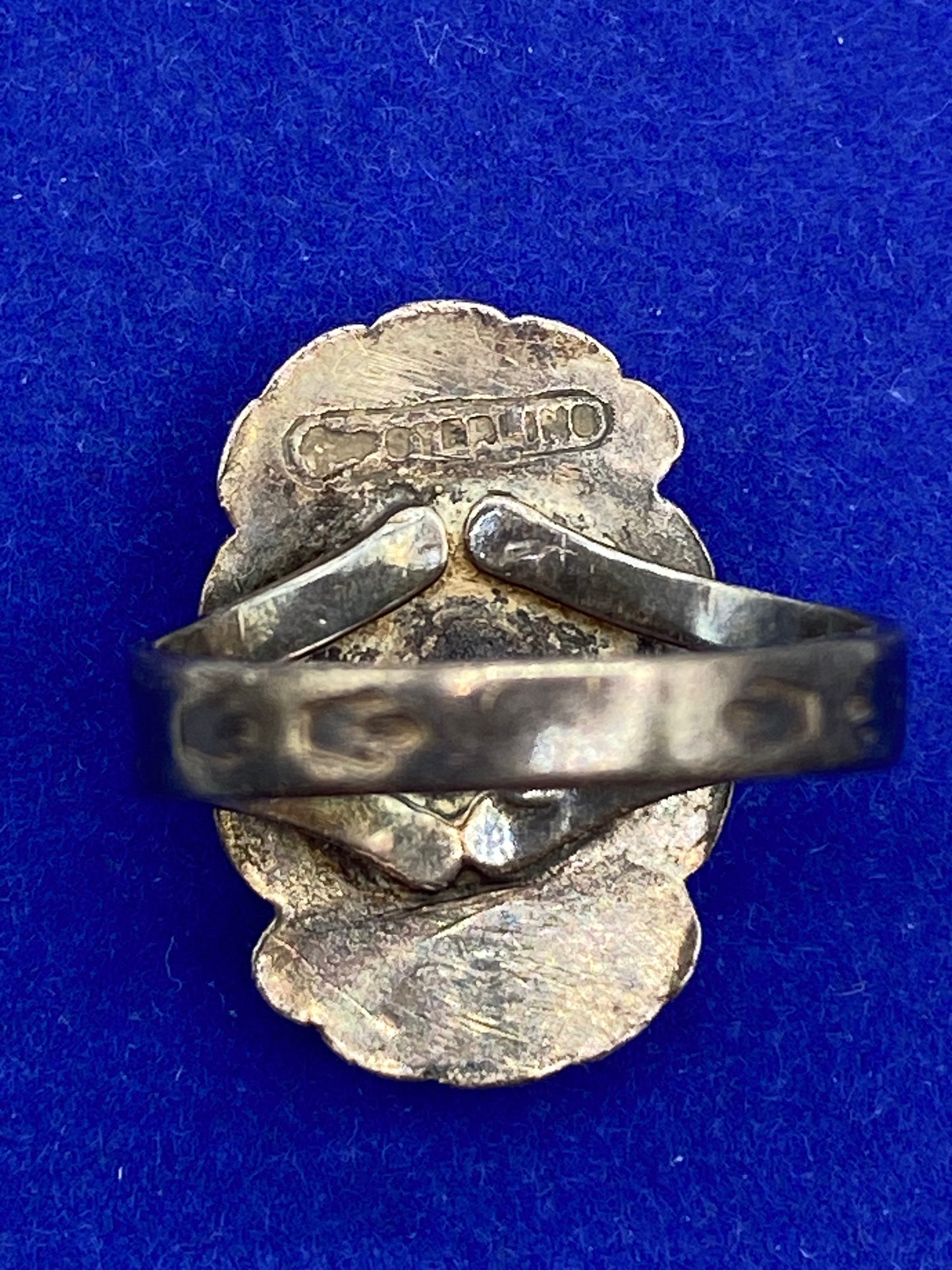Vintage Sterling Silver Turquoise Ring