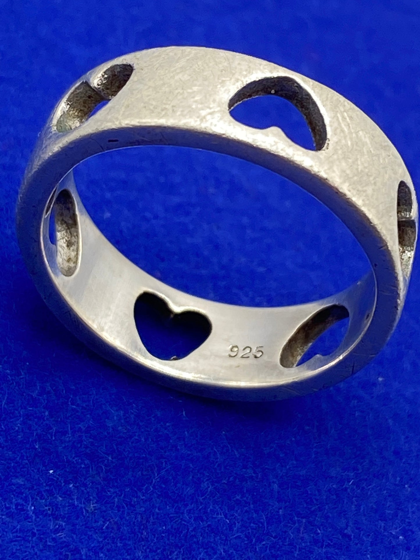 Sterling Silver Heart Band