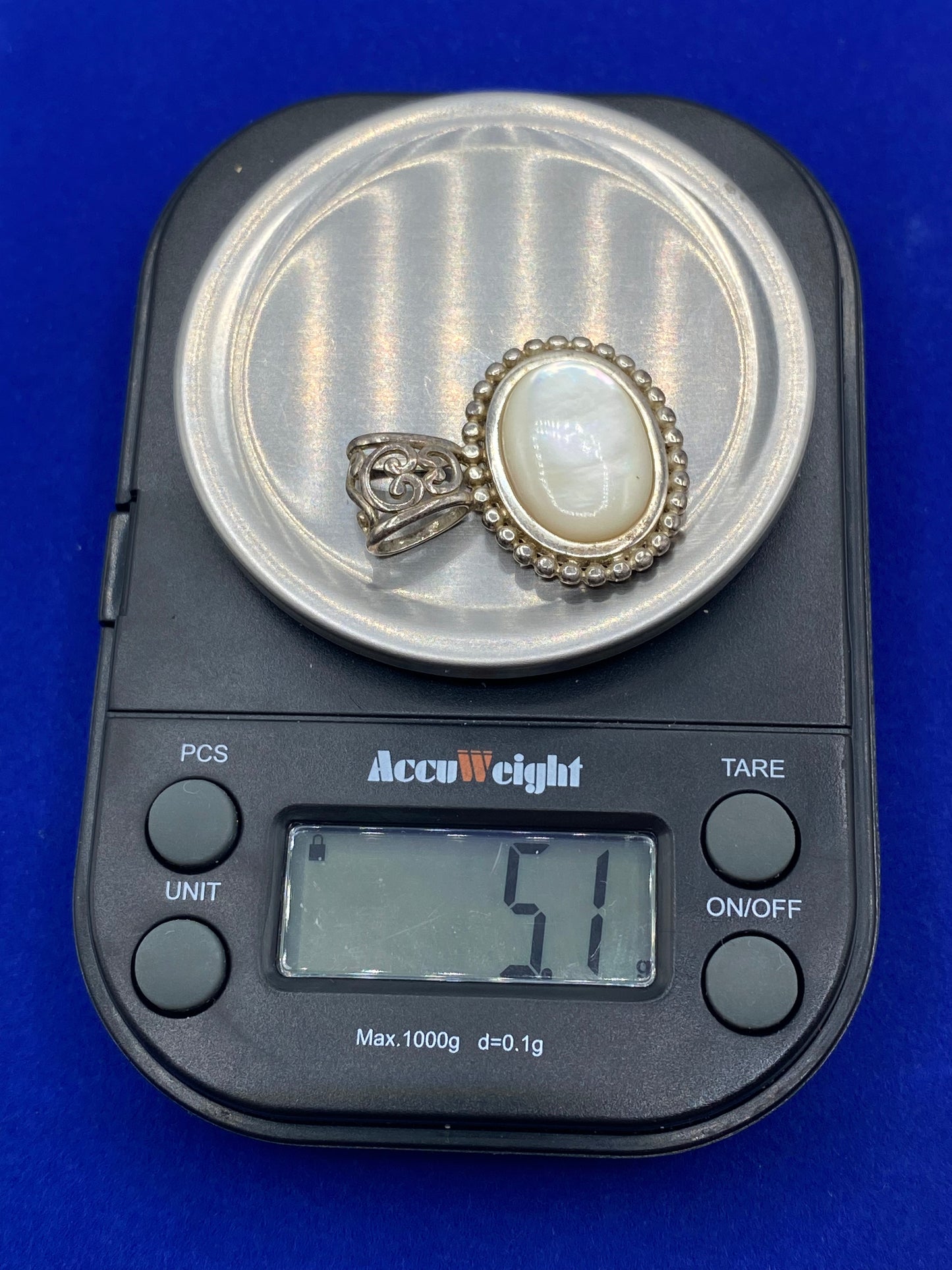 Sterling Silver MOP Pendant