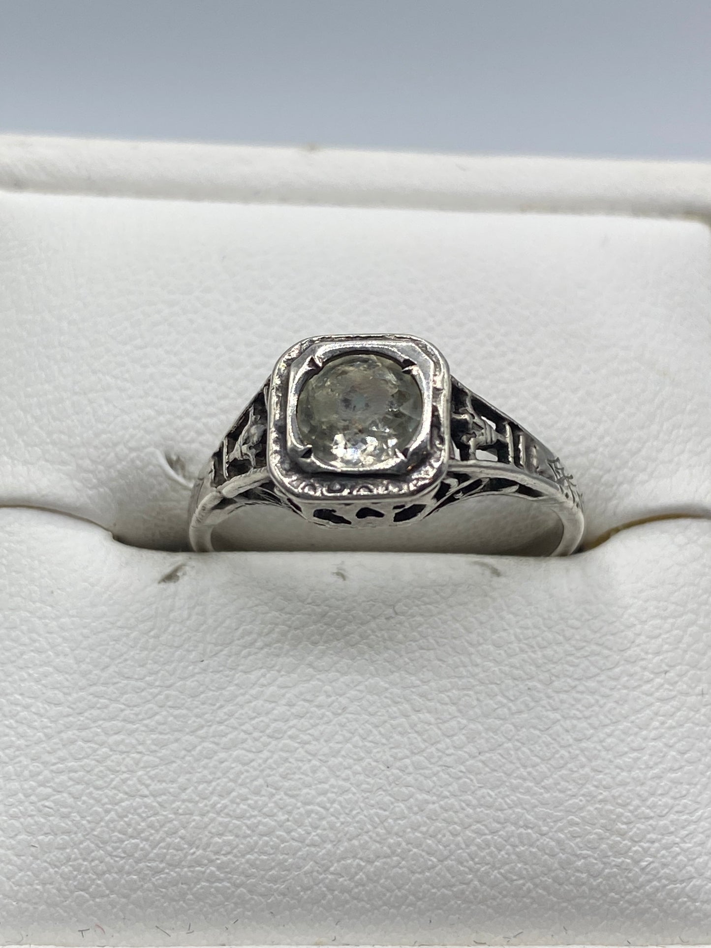 Vintage Sterling Silver Art Deco Ring