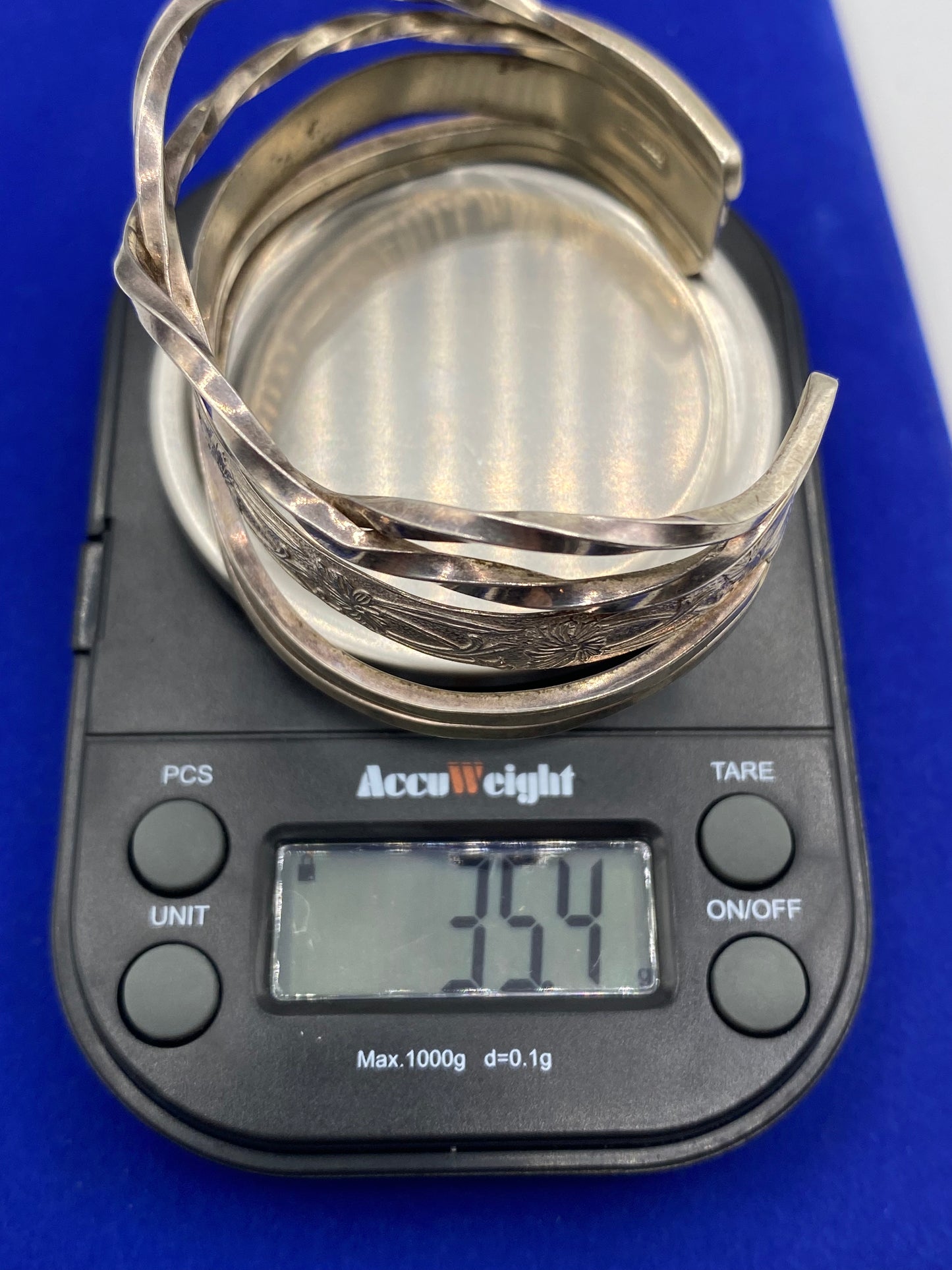 Sterling Silver Modernist Cuff