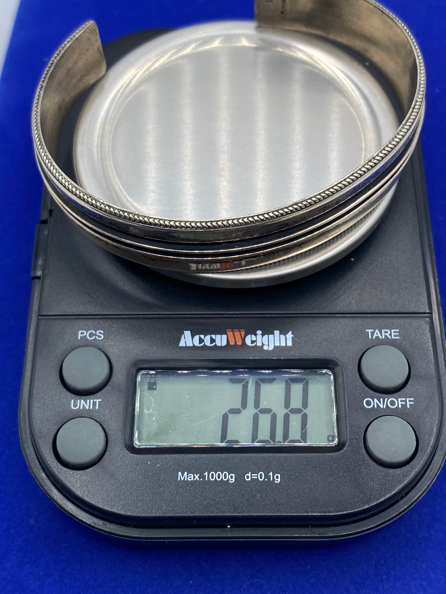 Sterling Silver Native Tom Yazzie Cuff