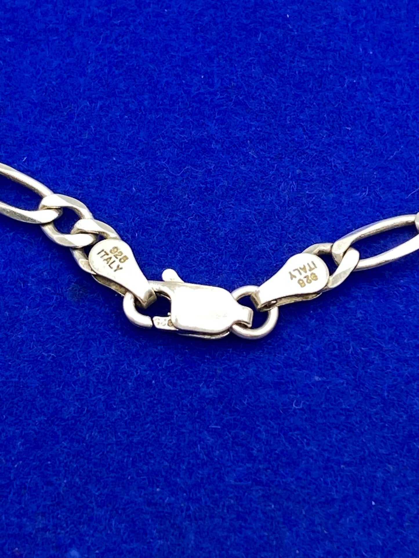 Sterling Silver Figaro Link Bracelet