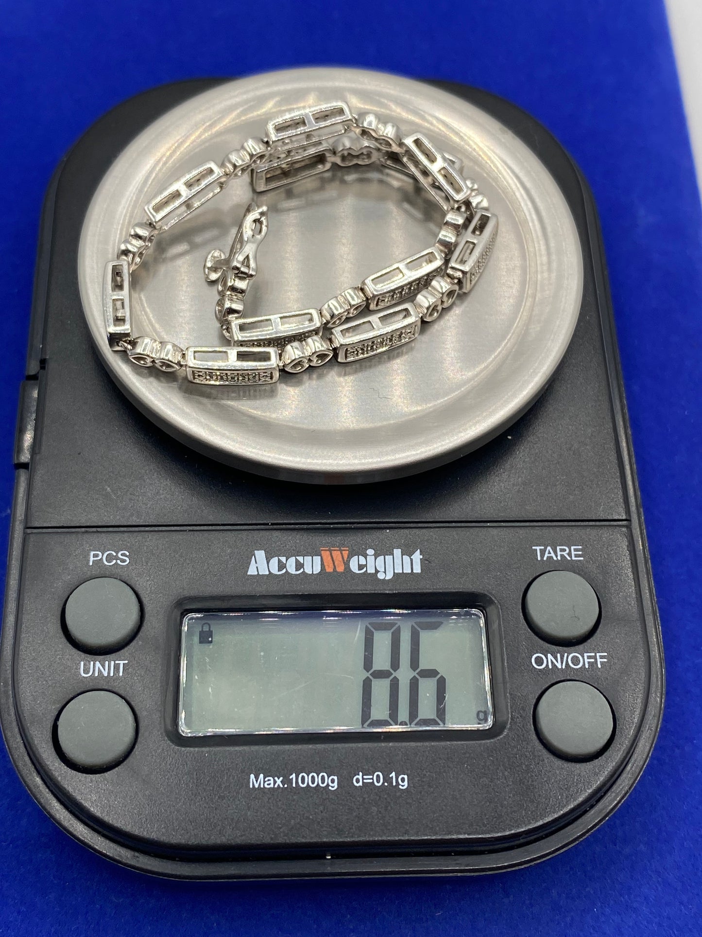 Sterling Silver Diamond Tennis Bracelet
