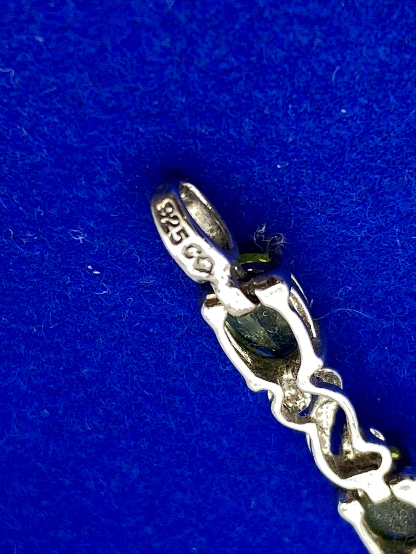 Sterling Silver Peridot Tennis Bracelet
