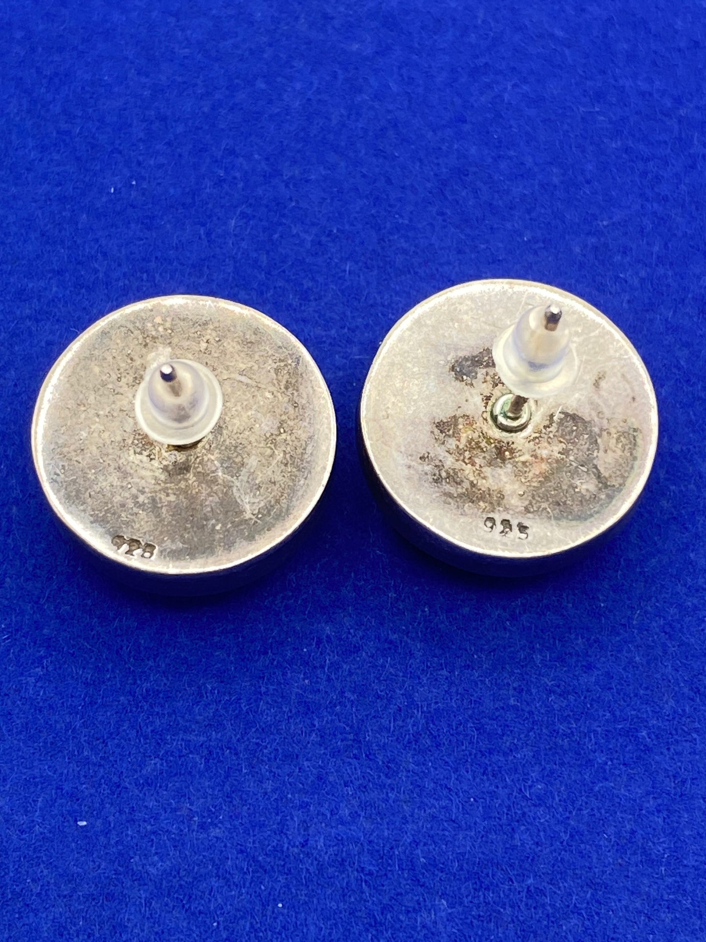 Vintage Sterling Silver Turquoise Earrings