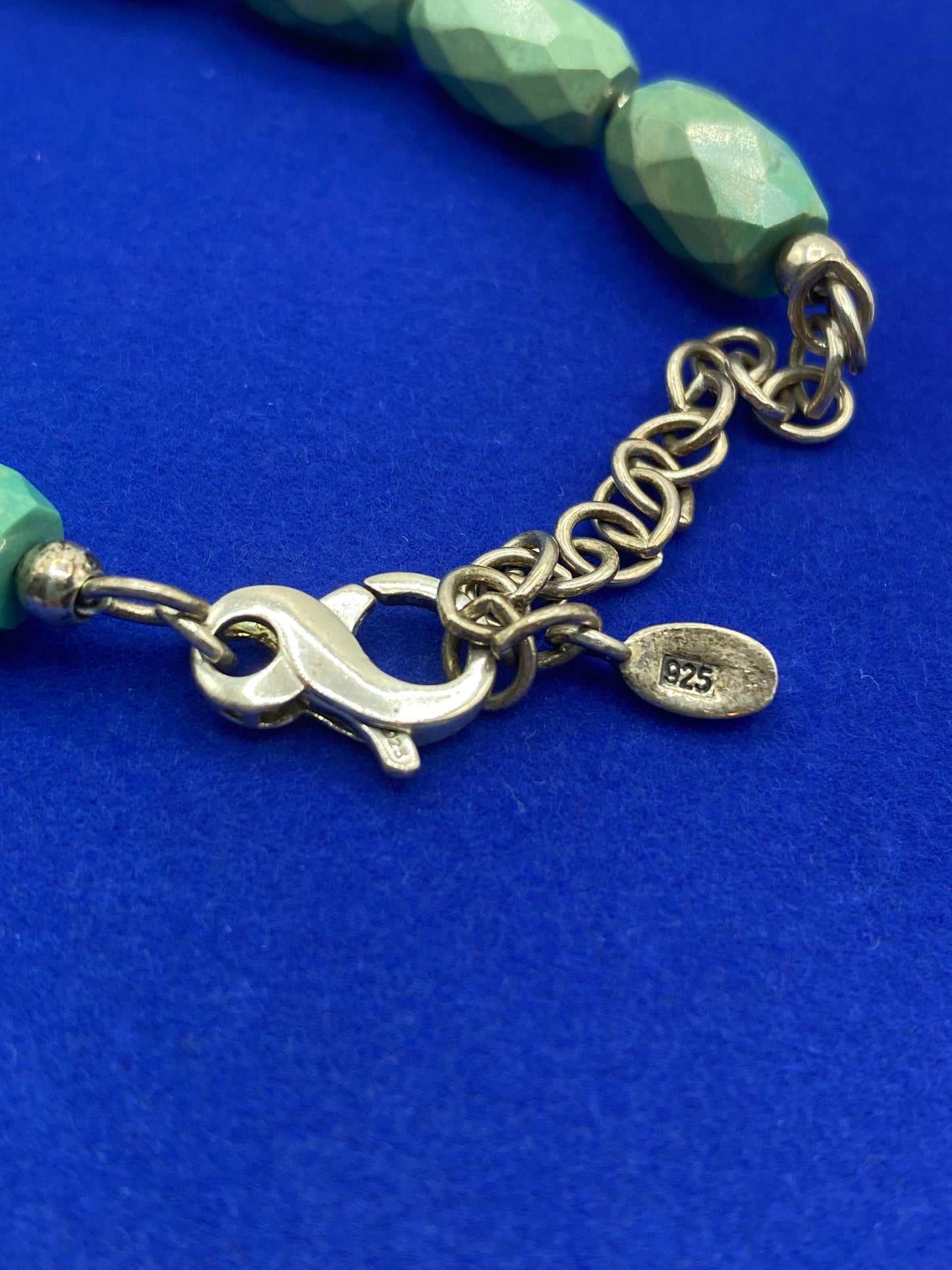 Sterling Silver Barse Turquoise Necklace