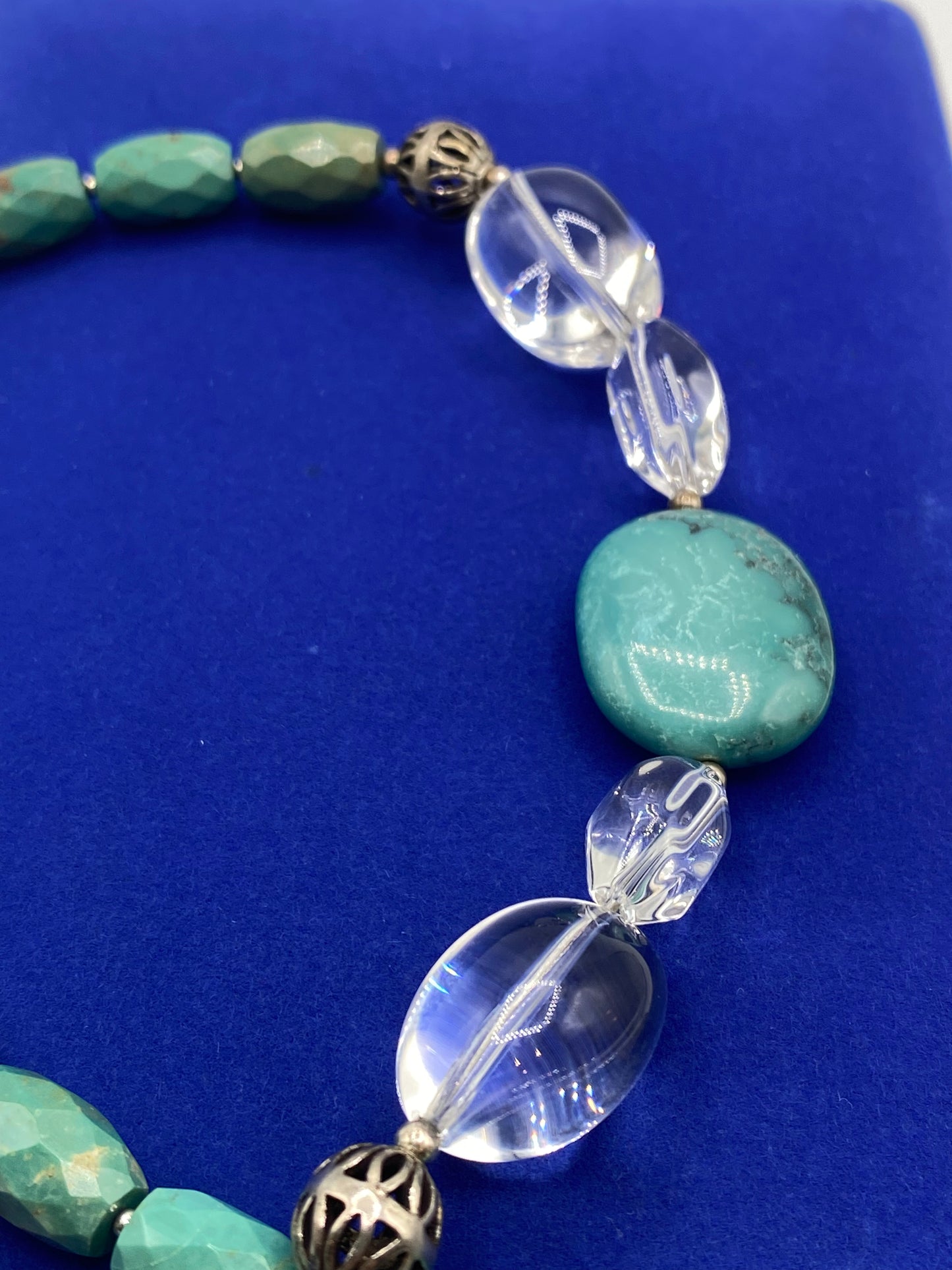 Sterling Silver Barse Turquoise Necklace