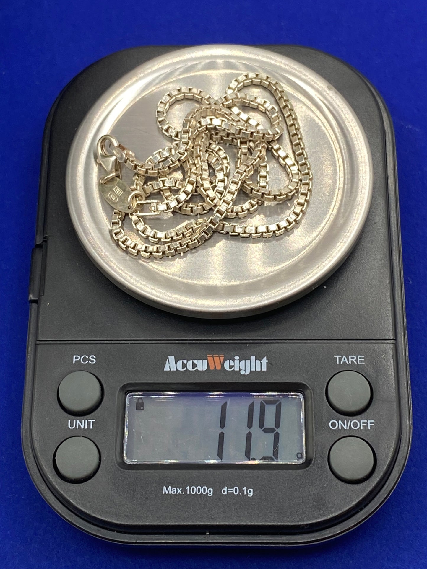 Sterling Silver Paolo Romeo Box Chain