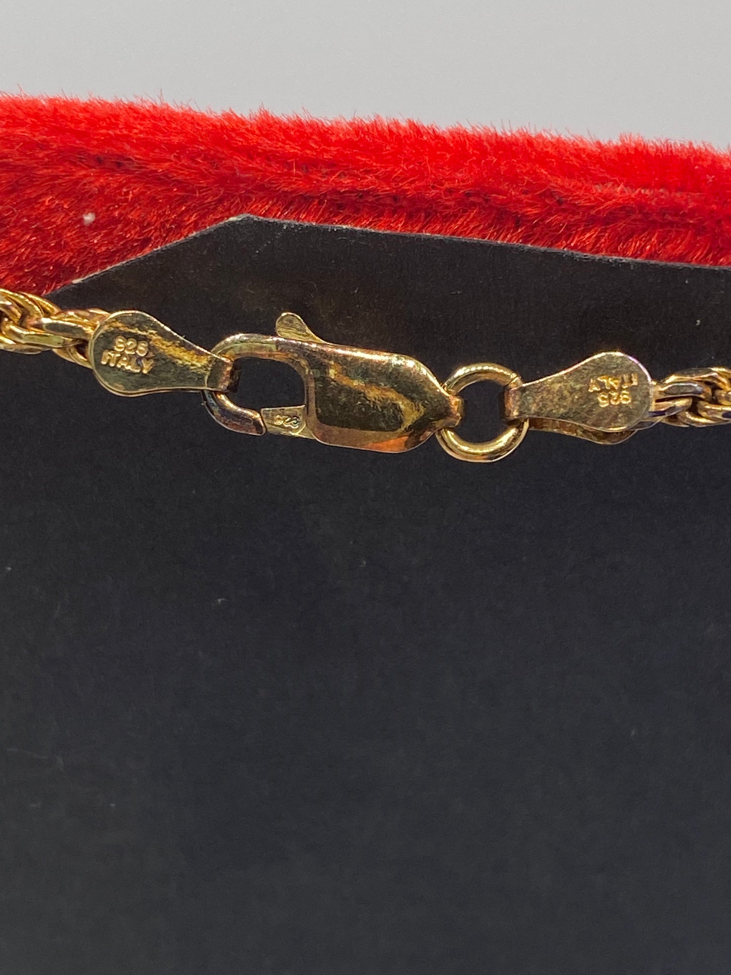 Sterling Silver Vermeil Rope Chain