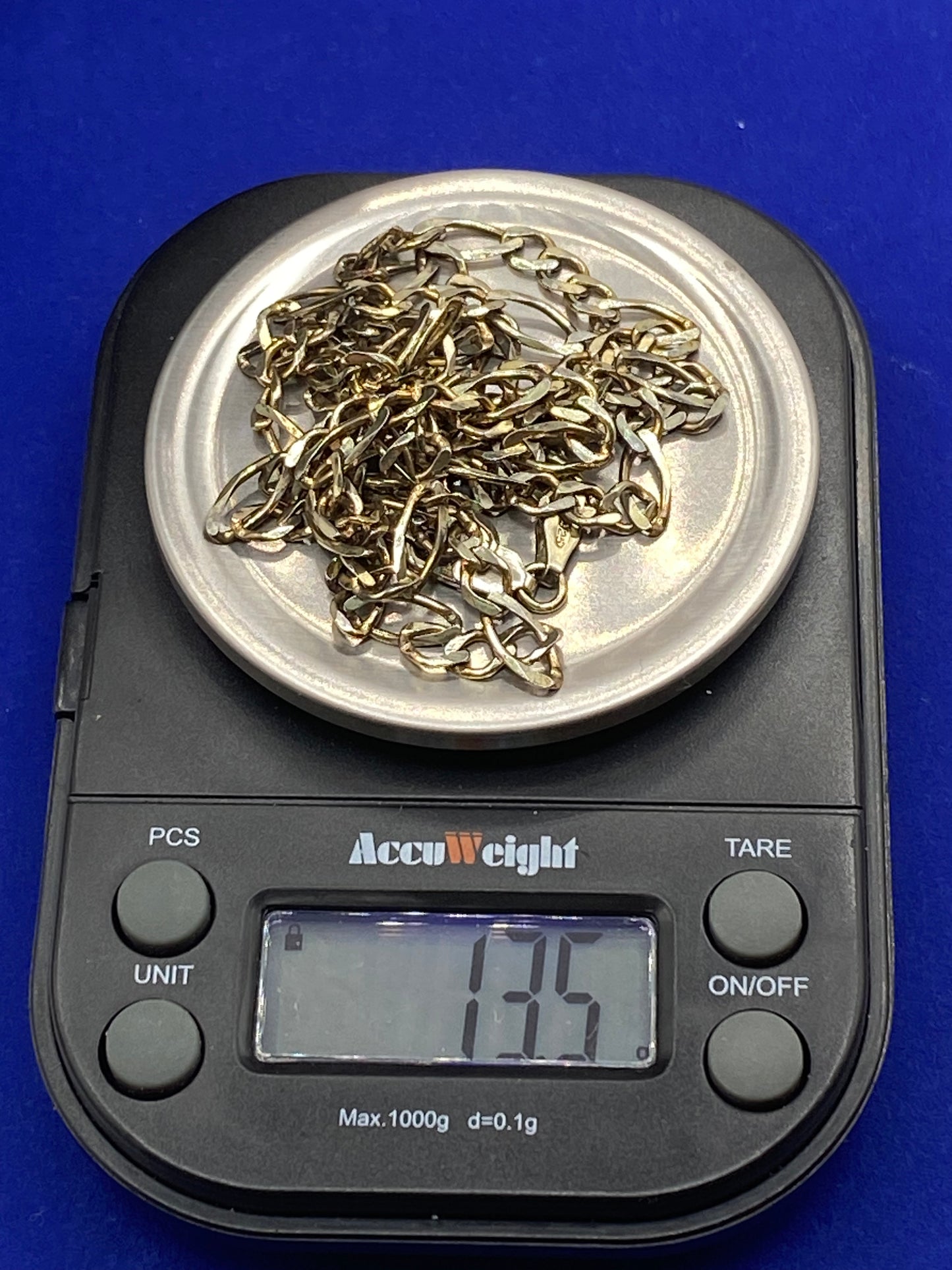 Sterling Silver Figaro Chain