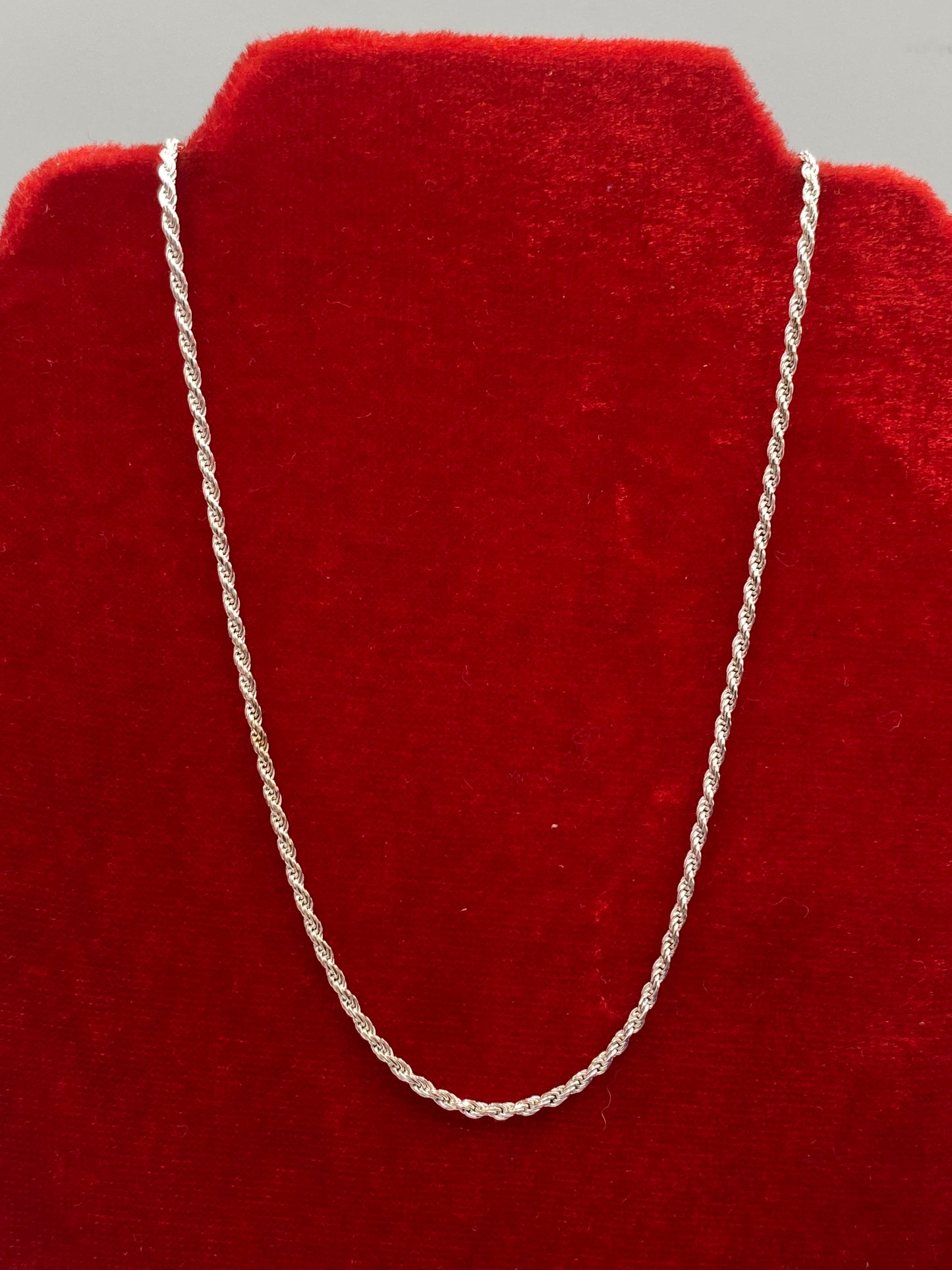 Sterling Silver Rope Chain