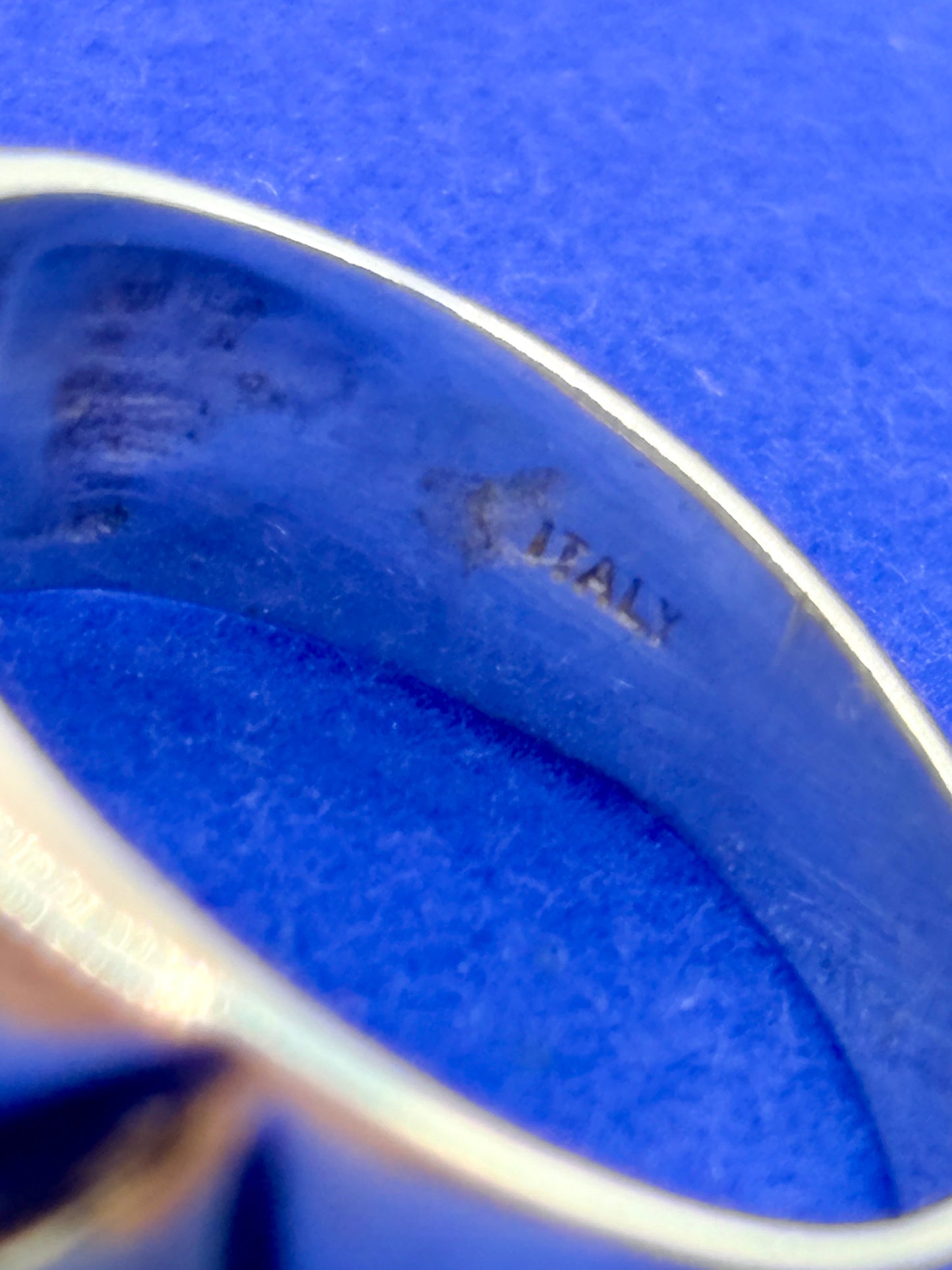 Vermeil & Sterling Silver Milor Italy Zig Zag Ring
