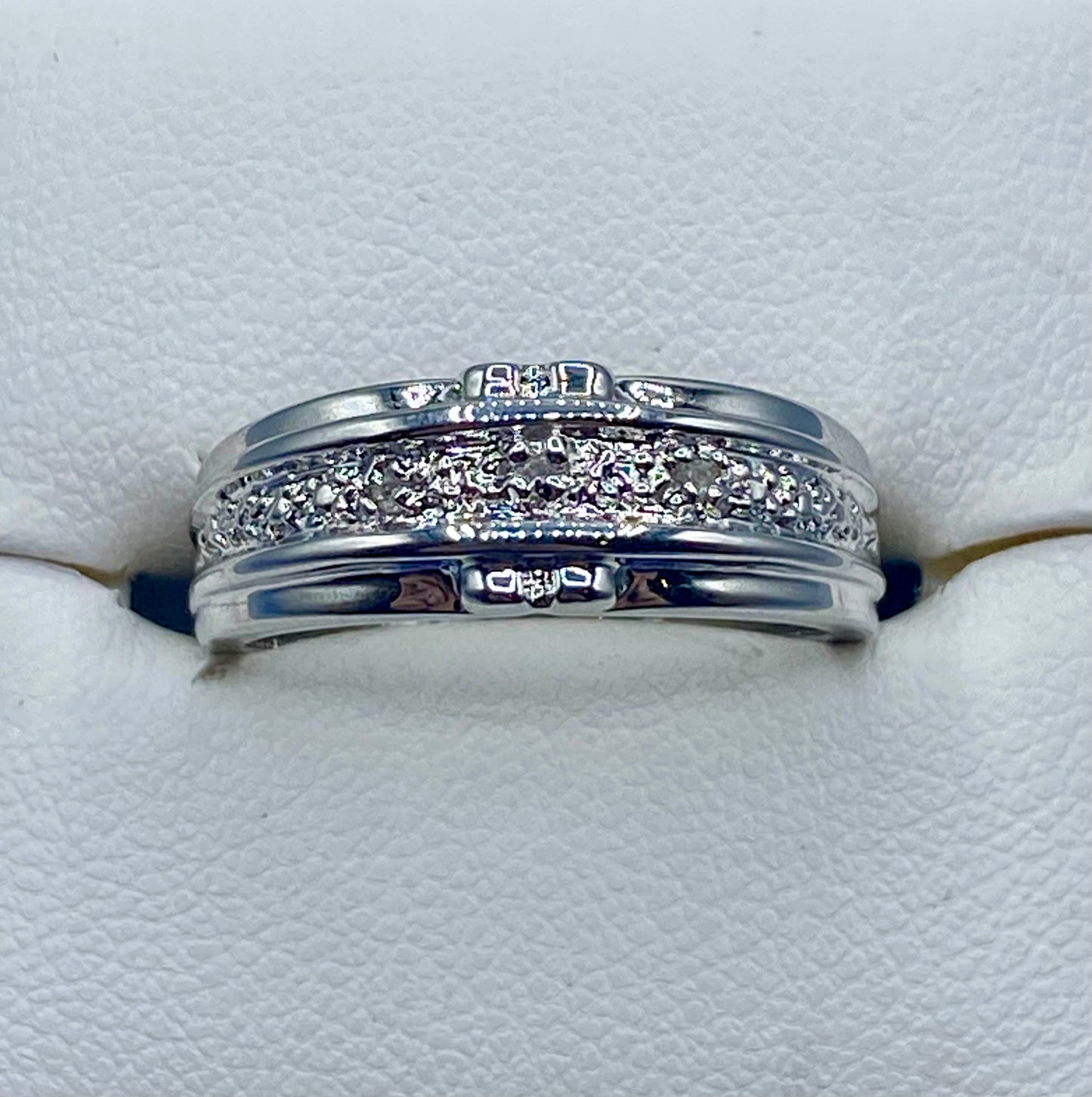 Sterling Silver Diamond Accent Ring