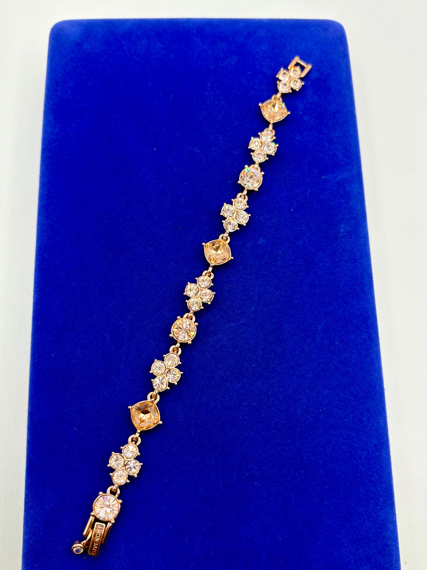 Givenchy Rose Gold Tone Crystal Bracelet