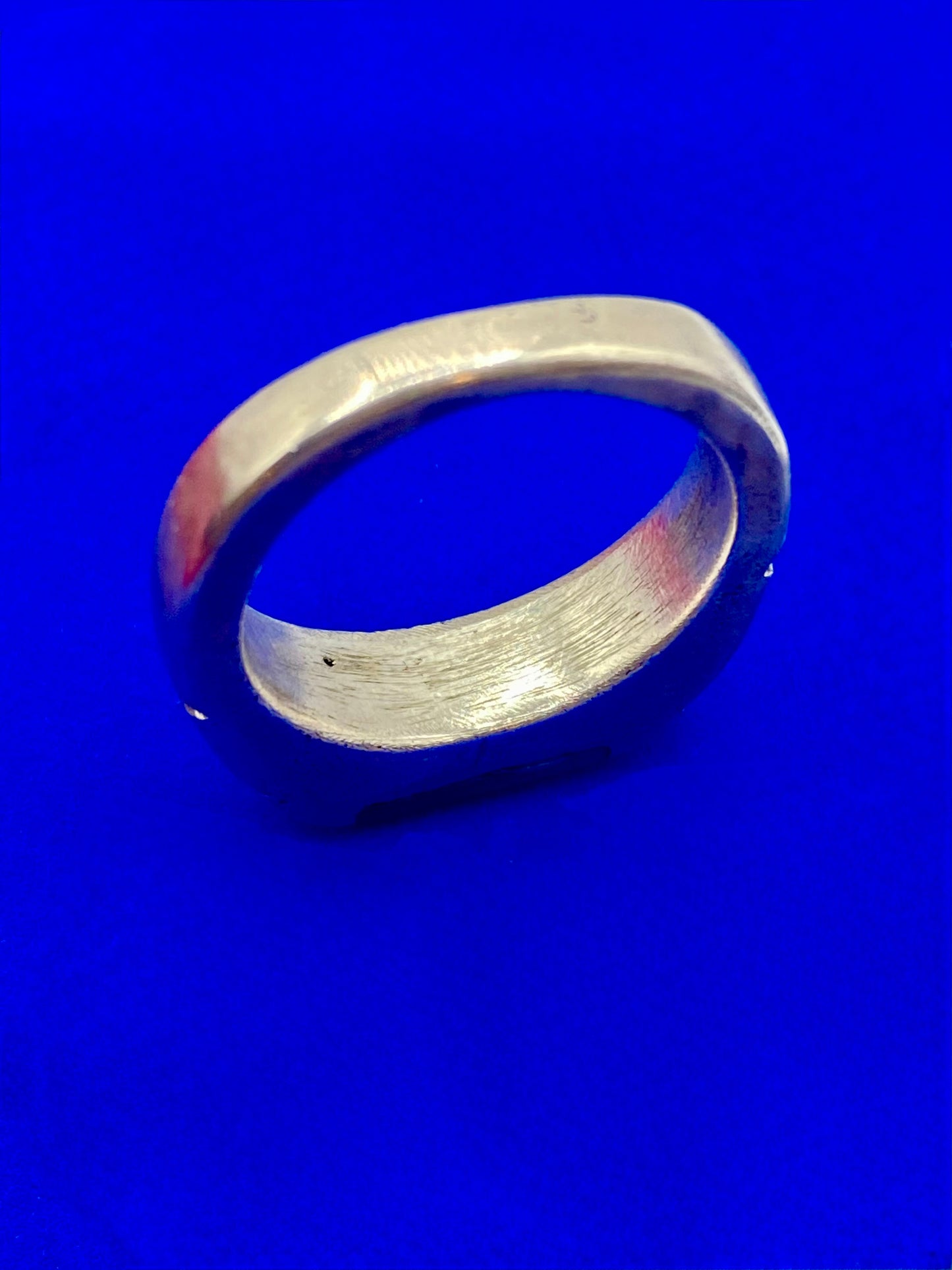 Sterling Silver Azurite Men’s Ring