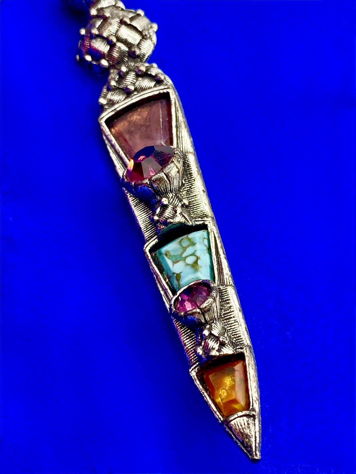 Vintage Miracle Scottish Sword Kilt Brooch