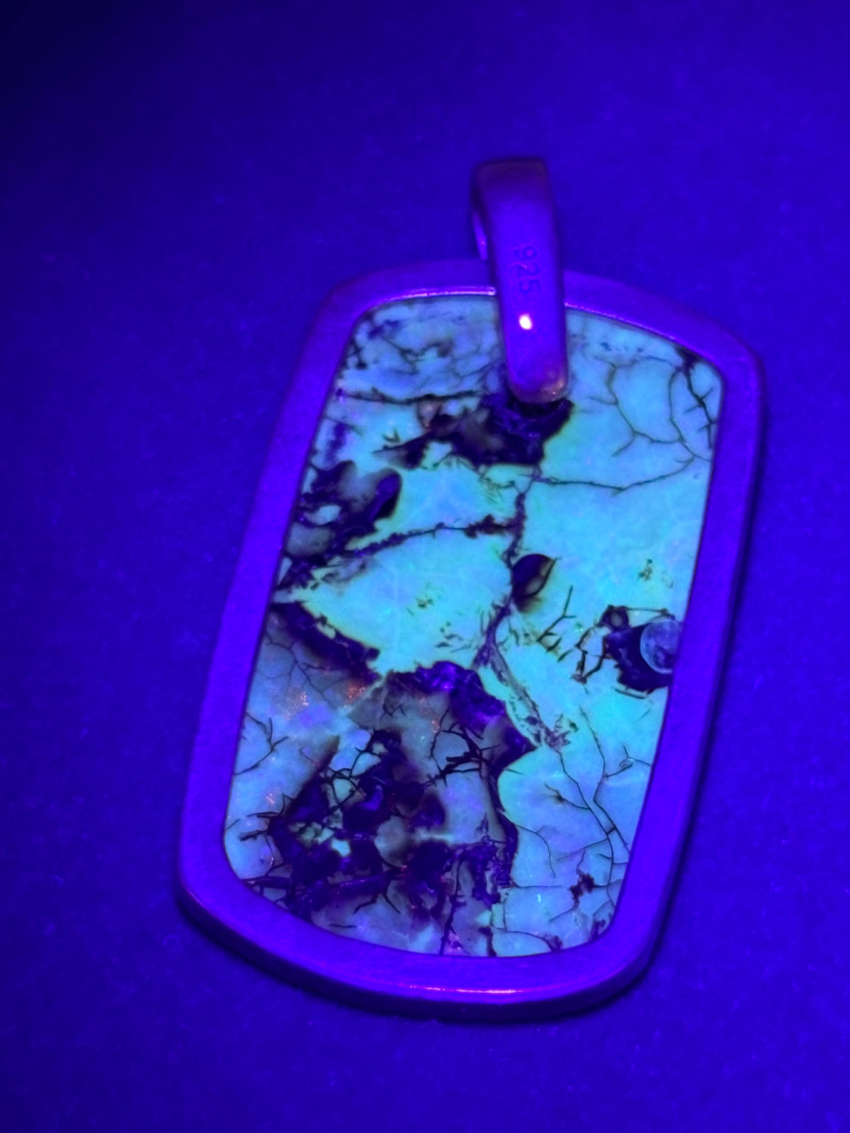 Sterling Silver Opal Pendant