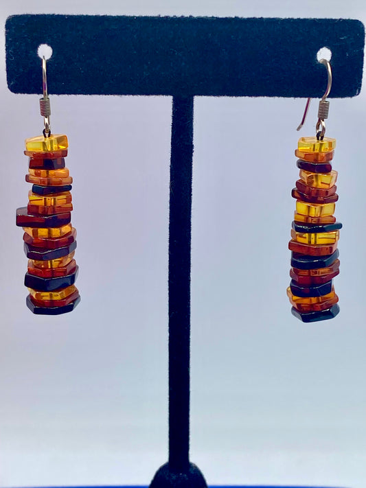 Baltic Amber Sterling Silver Earrings