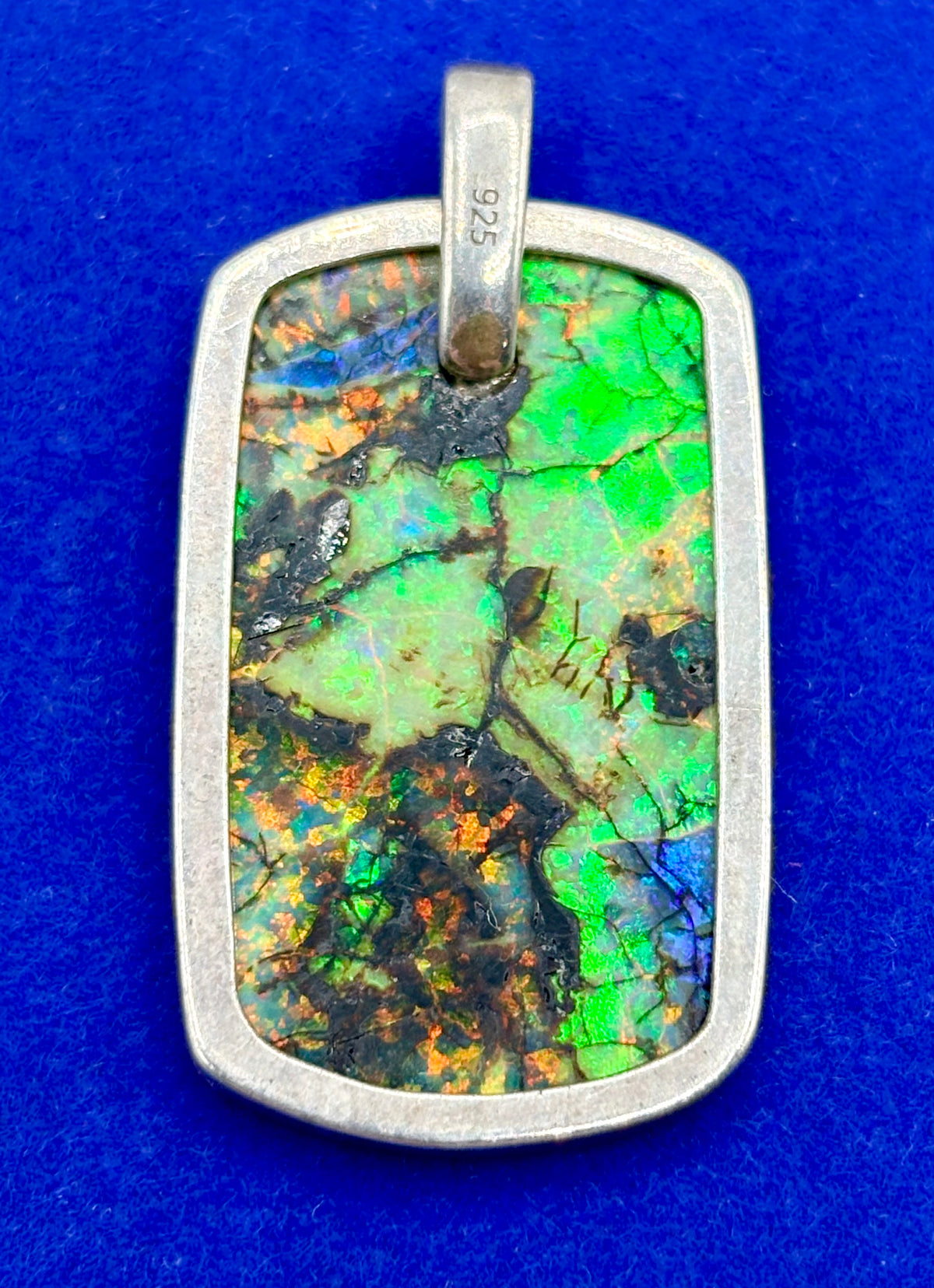 Sterling Silver Opal Pendant