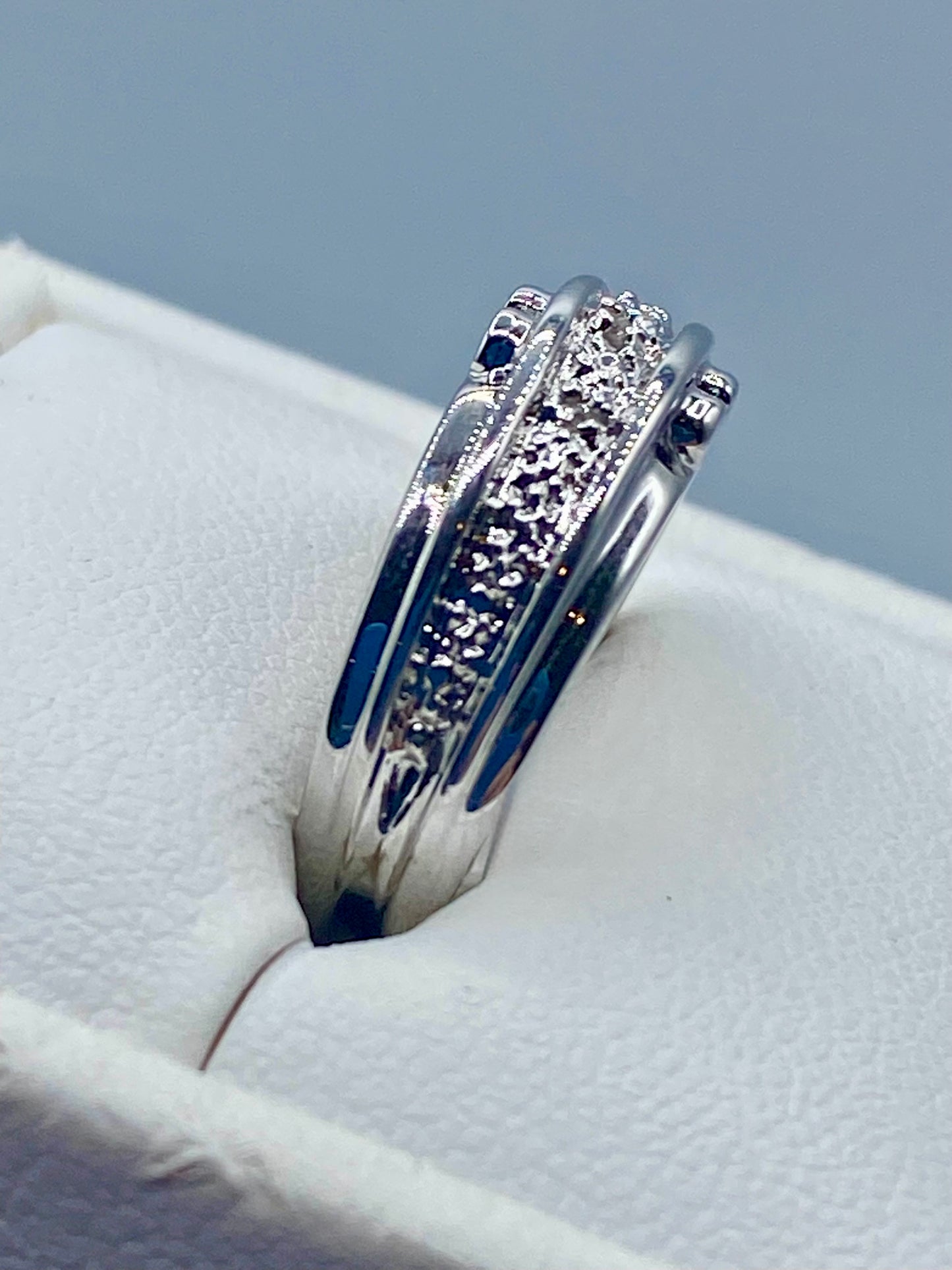 Sterling Silver Diamond Accent Ring