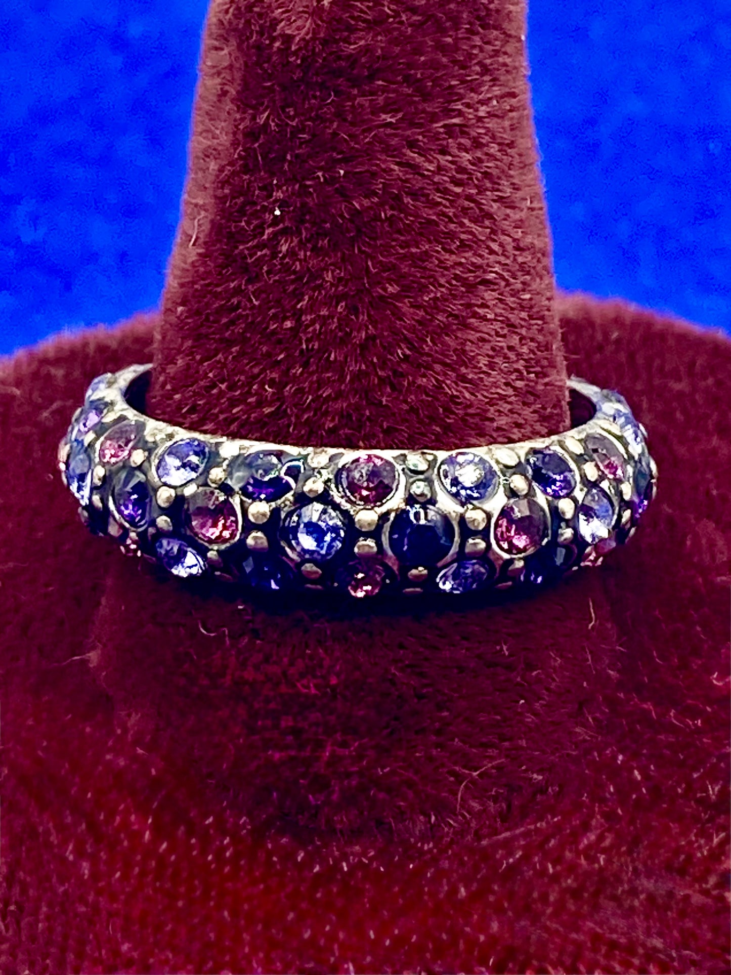 Brighton Silver Tone “Crystal Voyage” Ring