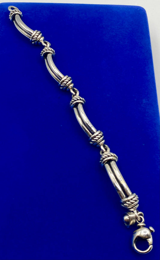 David Wysor Heavy Sterling Silver Link Bracelet
