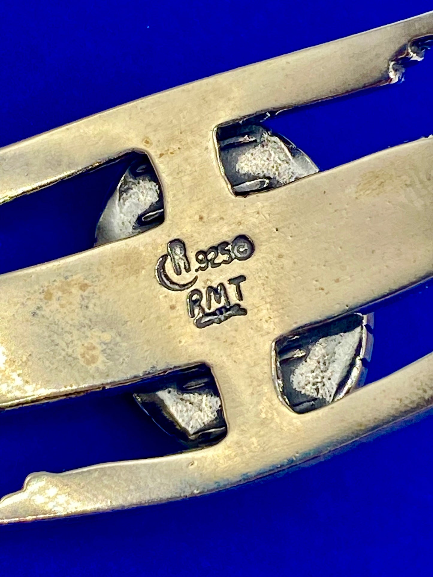 Sterling Silver Tenorio RMT Kewa Turquoise Carolyn Pollack Relios Cuff Bracelet