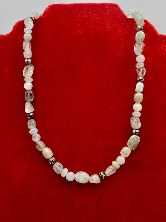 Sterling Silver Aquamarine Carolyn Pollack Necklace