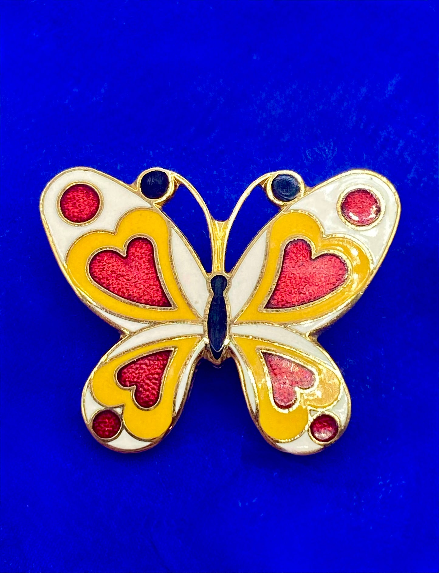 Small Enamel Butterfly Brooch