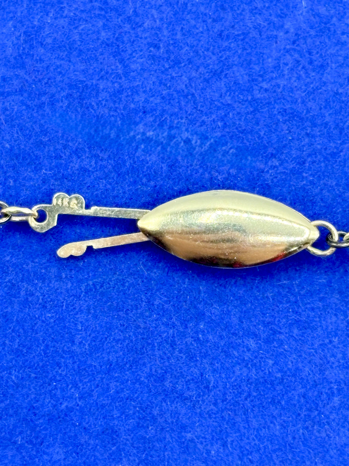 Beautiful Vintage 14K Yellow Gold & Freshwater Pearl Bib Necklace