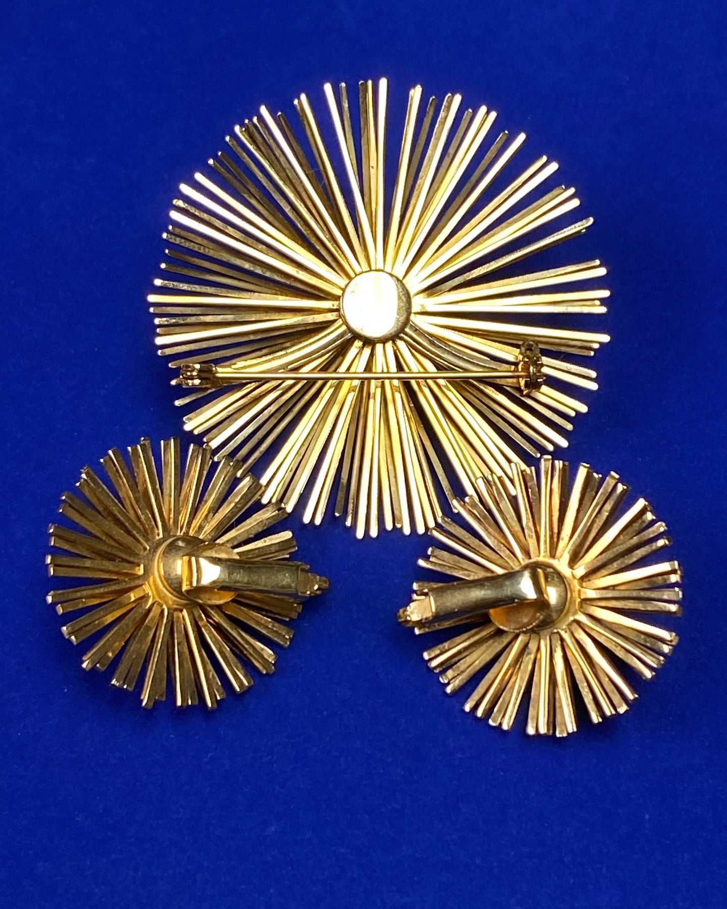 Vintage MCM Starburst Jewelry Set