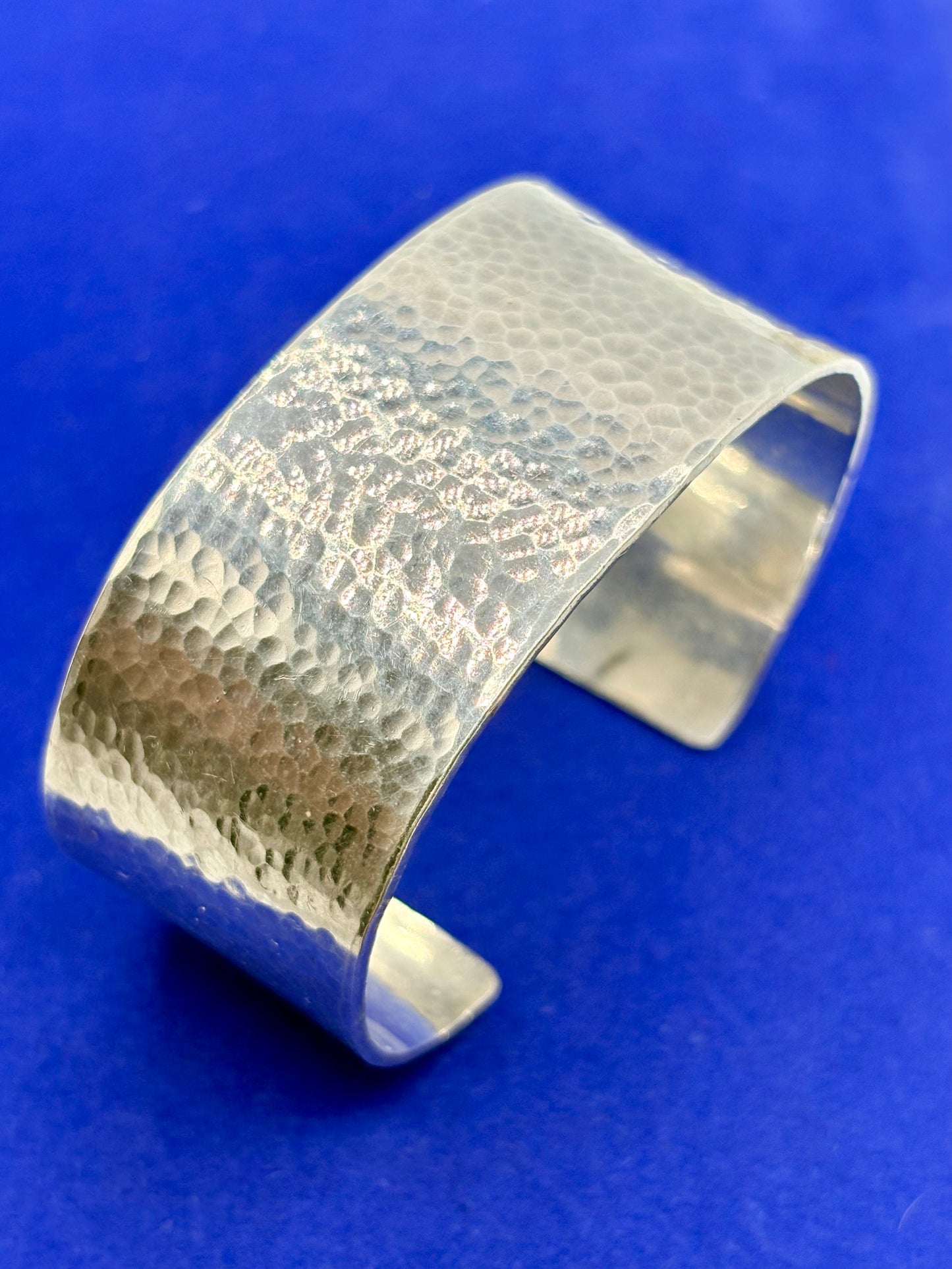 Sterling Silver Hammered Cuff Bracelet