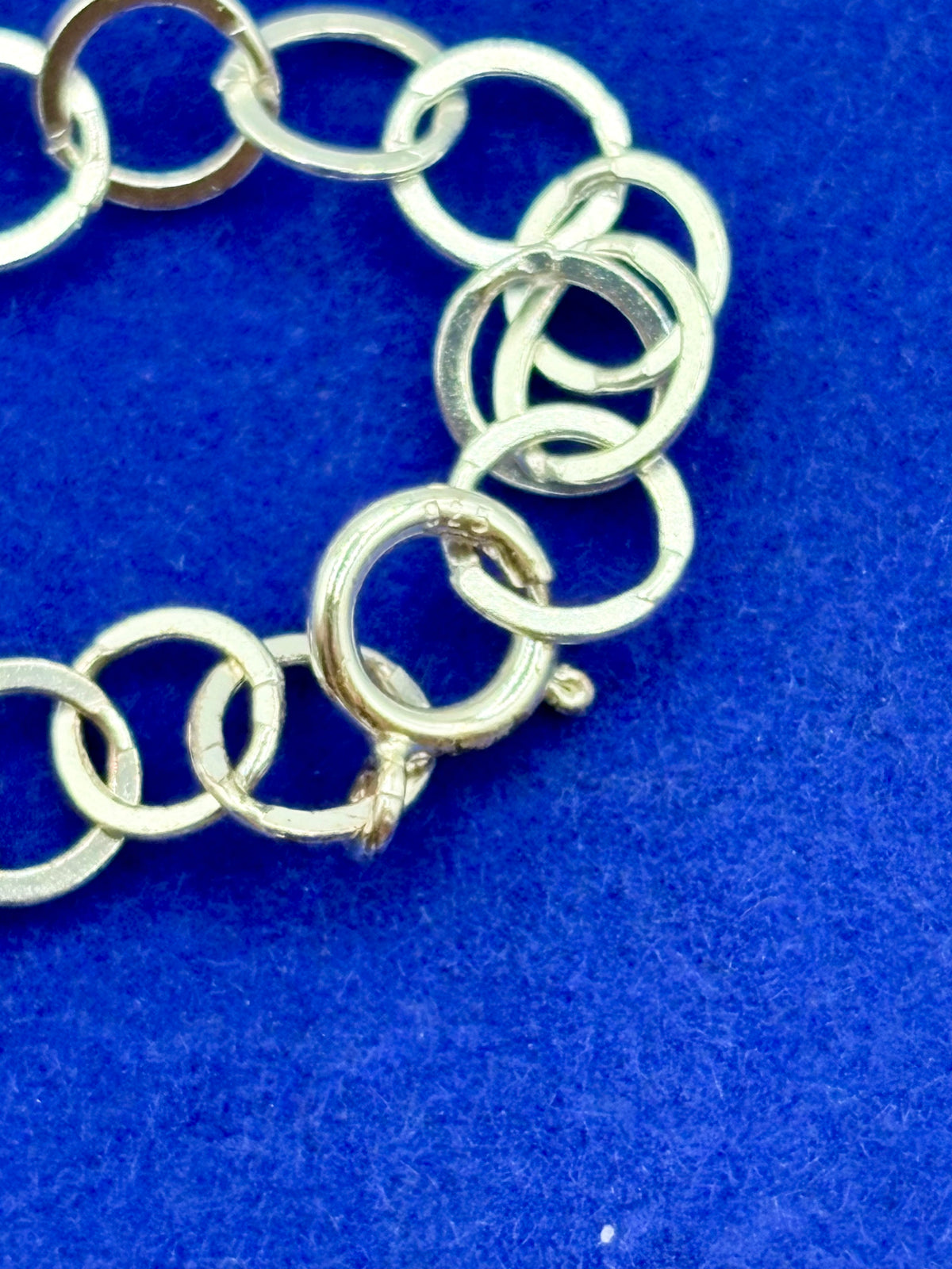 Vintage Sterling Silver Charm Bracelet