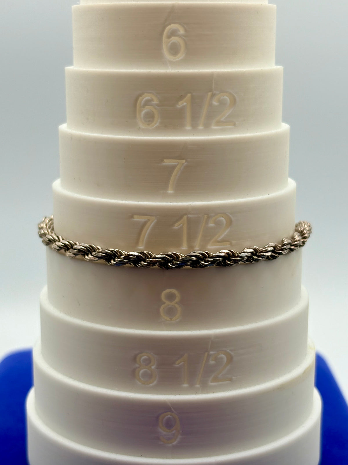 Sterling Silver RDM Rope Bracelet
