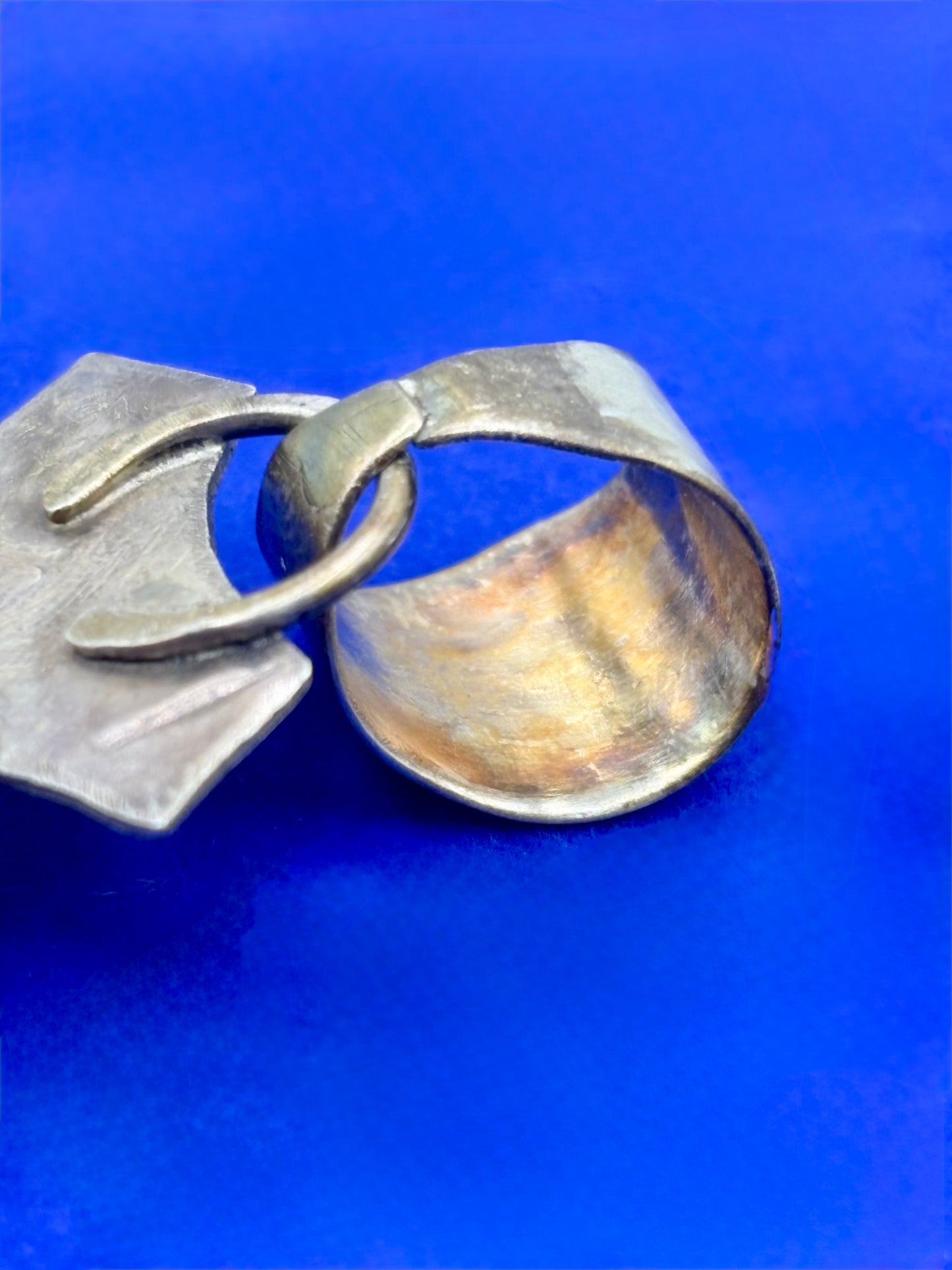 Sterling Silver & Brass Southwestern “Girls With Guns” Pistol Pendant