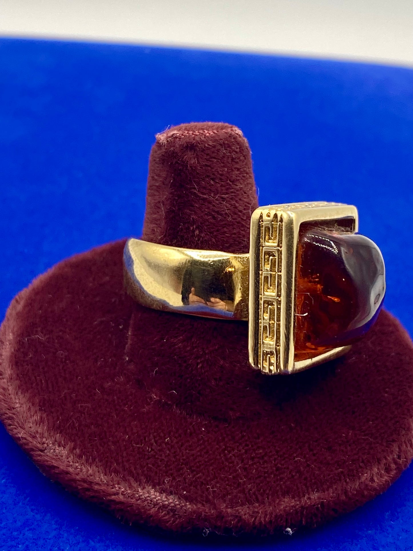 Vintage Givenchy Amber Ring