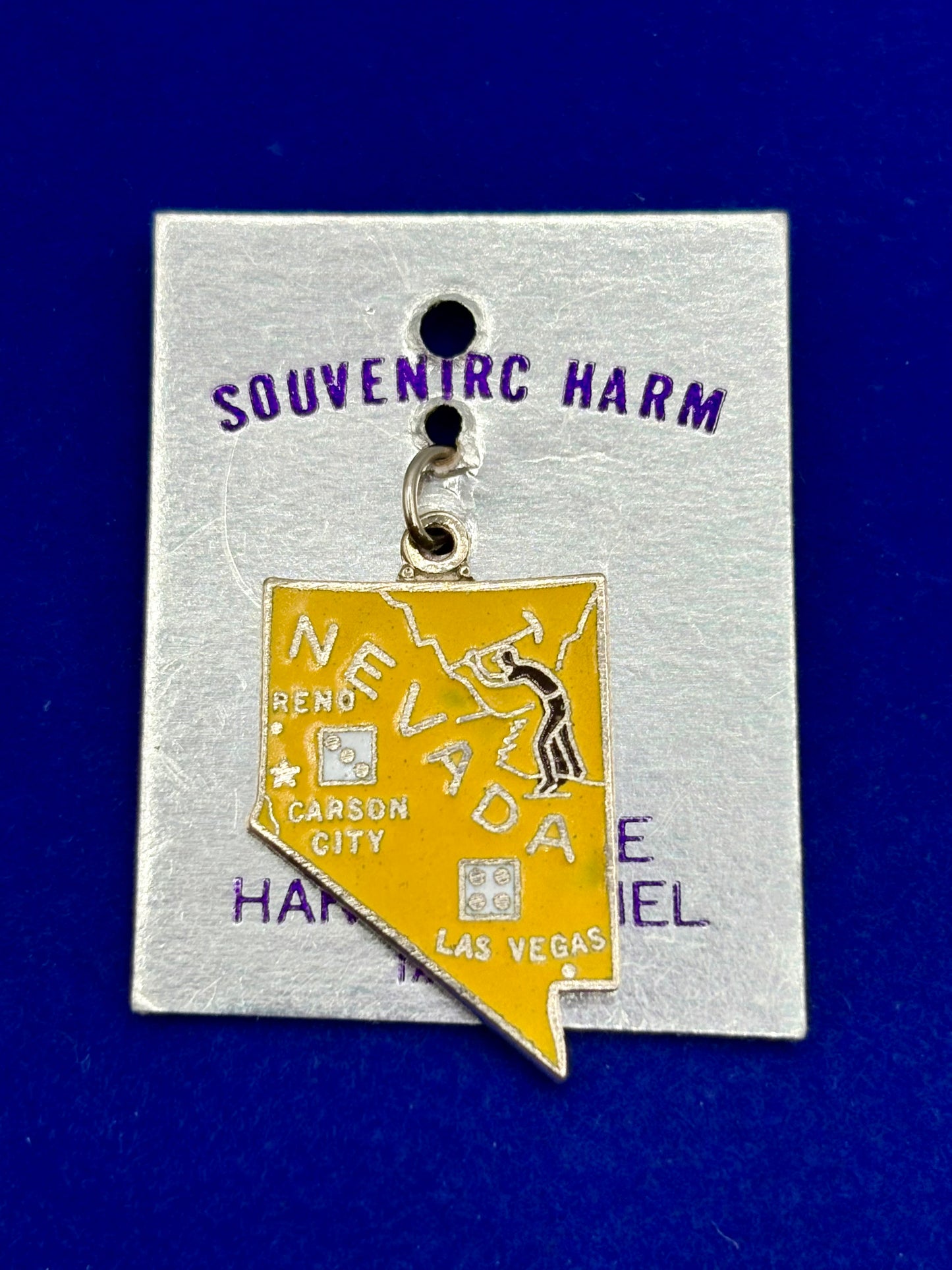 NWT Vintage Nevada State Enameled Charm